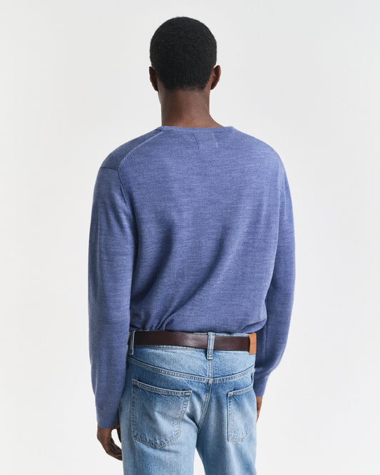 Pullover aus extrafeiner Merinowolle mit Rundhalsausschnitt