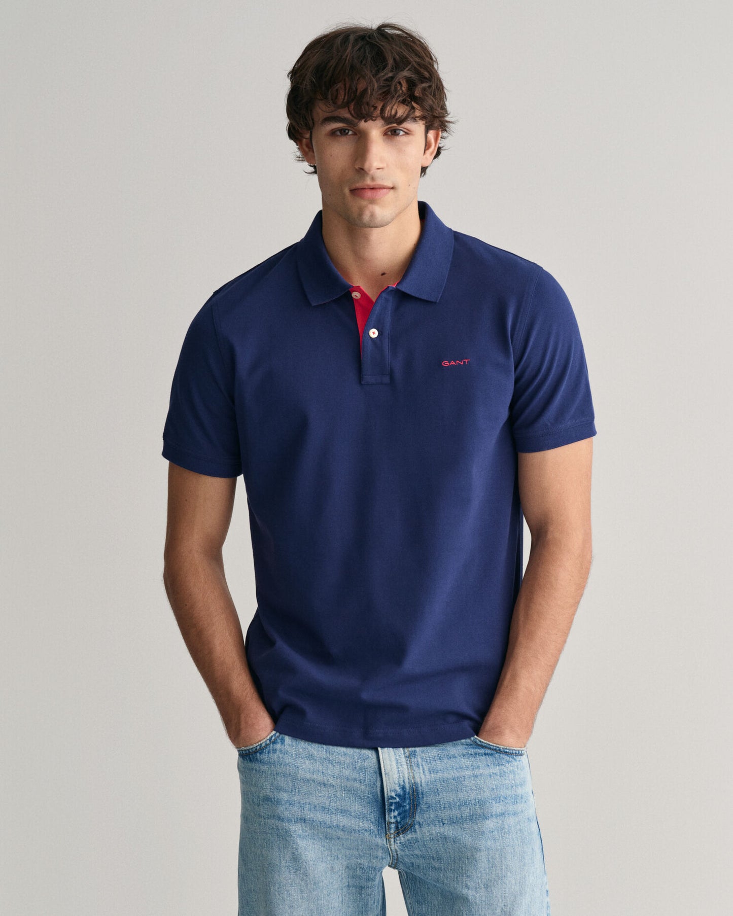 Piqué-Poloshirt mit Kontrastdetails