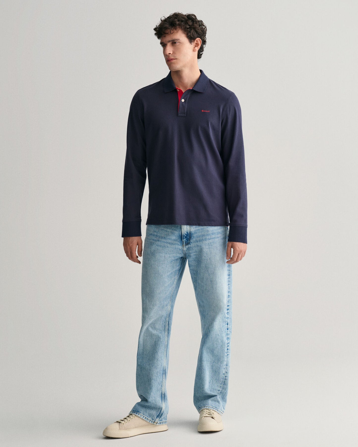 Contrast Pique Rugger