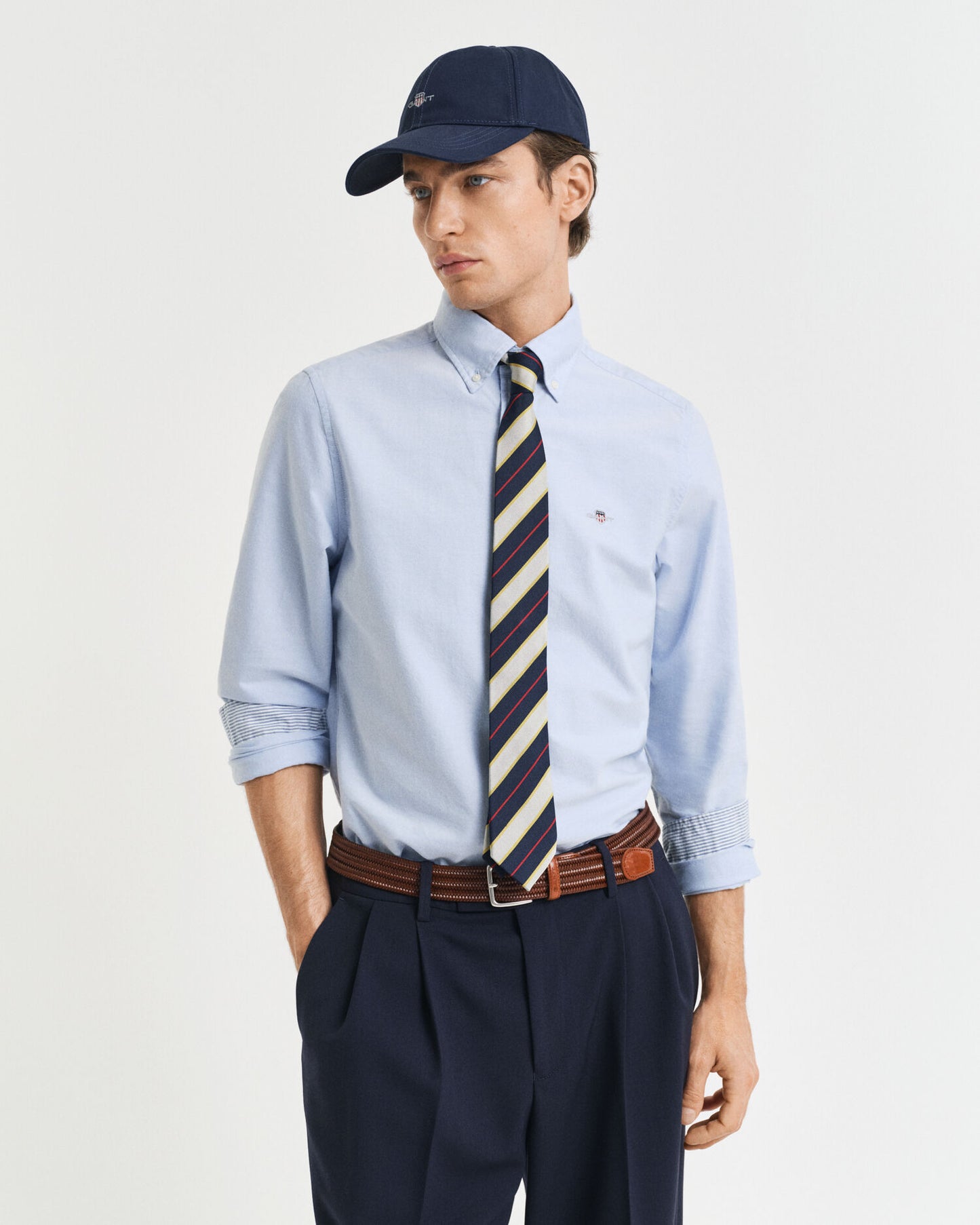 Slim Fit Oxford Stretchhemd