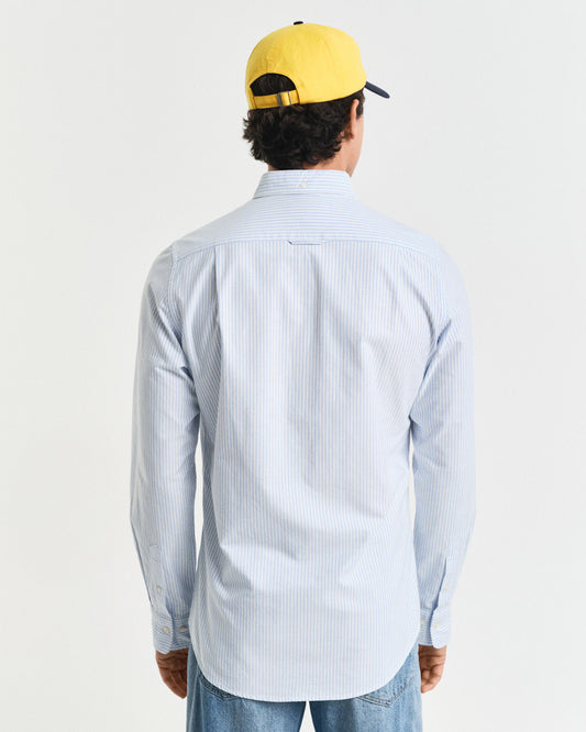 Slim Fit Banker Stripe Classic Oxford Shirt