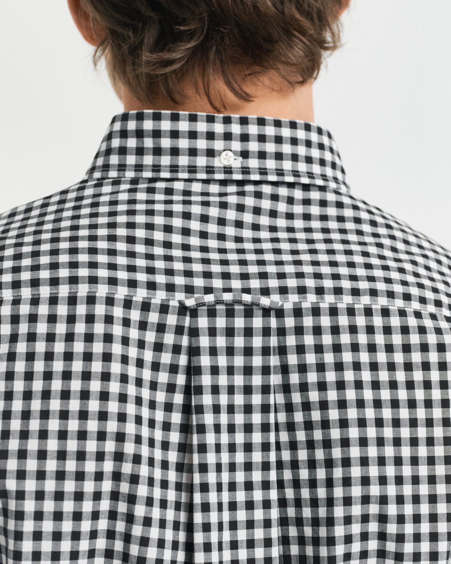 Chemise Popeline Classique Vichy Coupe Droite