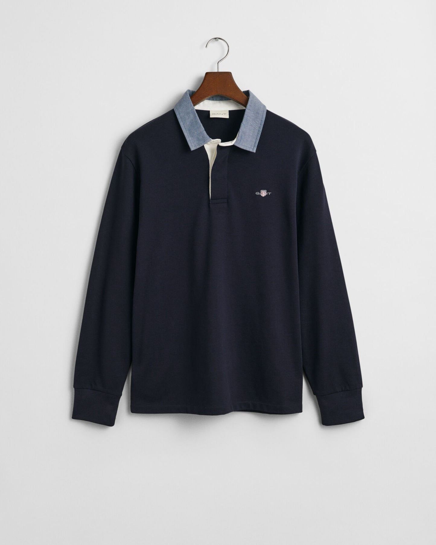 Hemdblusenkragen-Rugby-Shirt aus schwerem Material