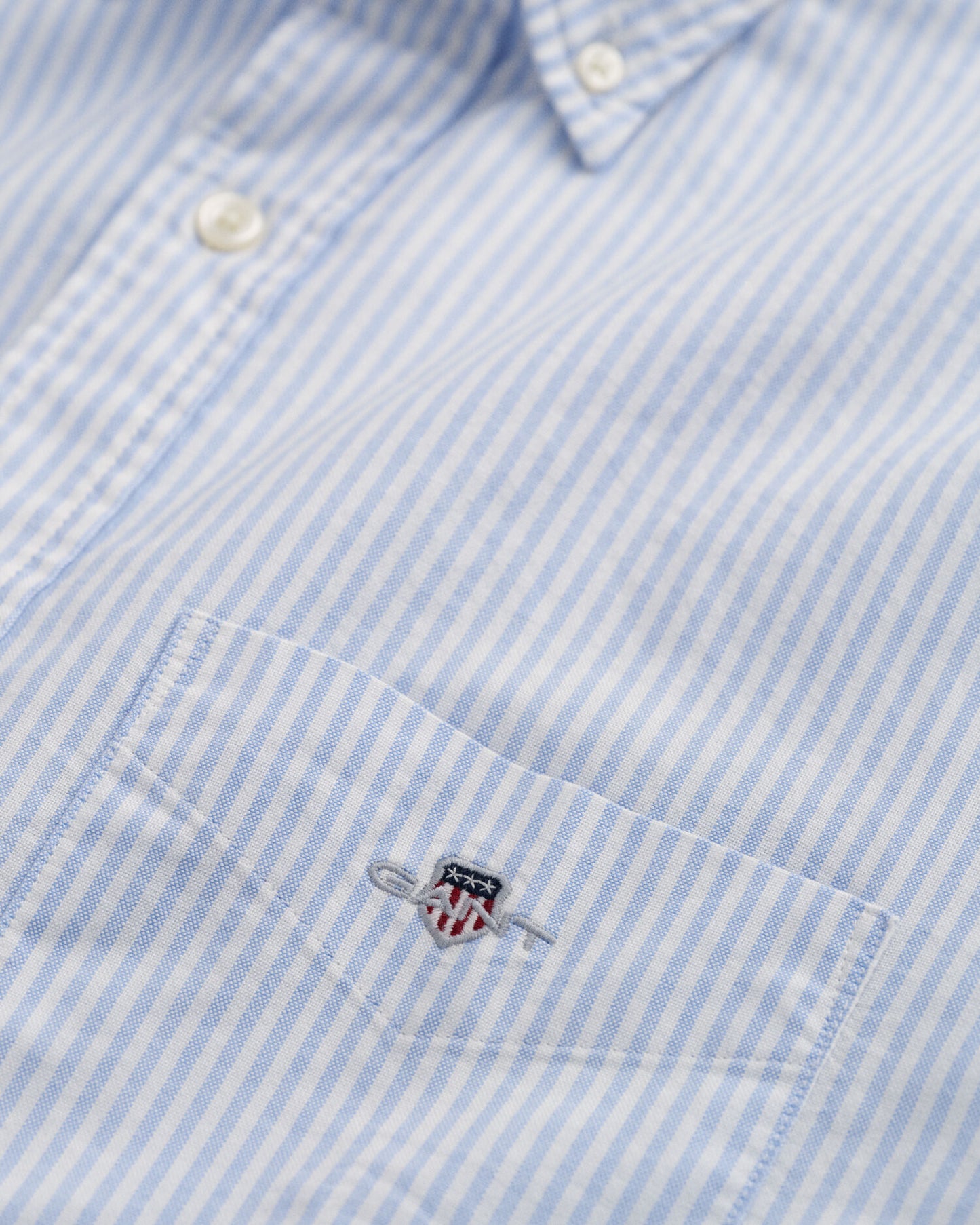 Chemise Oxford classique rayée banquier coupe regular