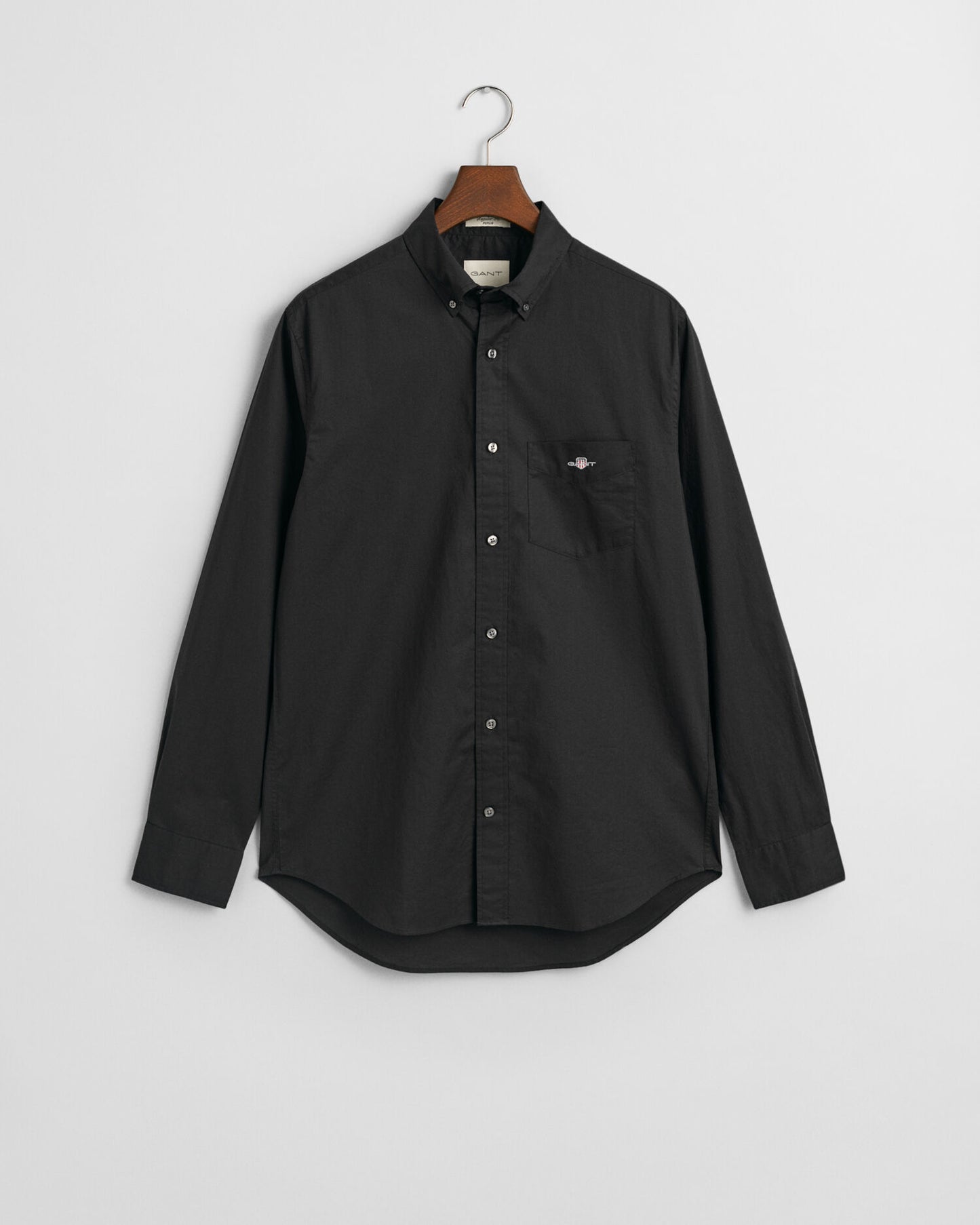 Chemise classique en popeline coupe droite