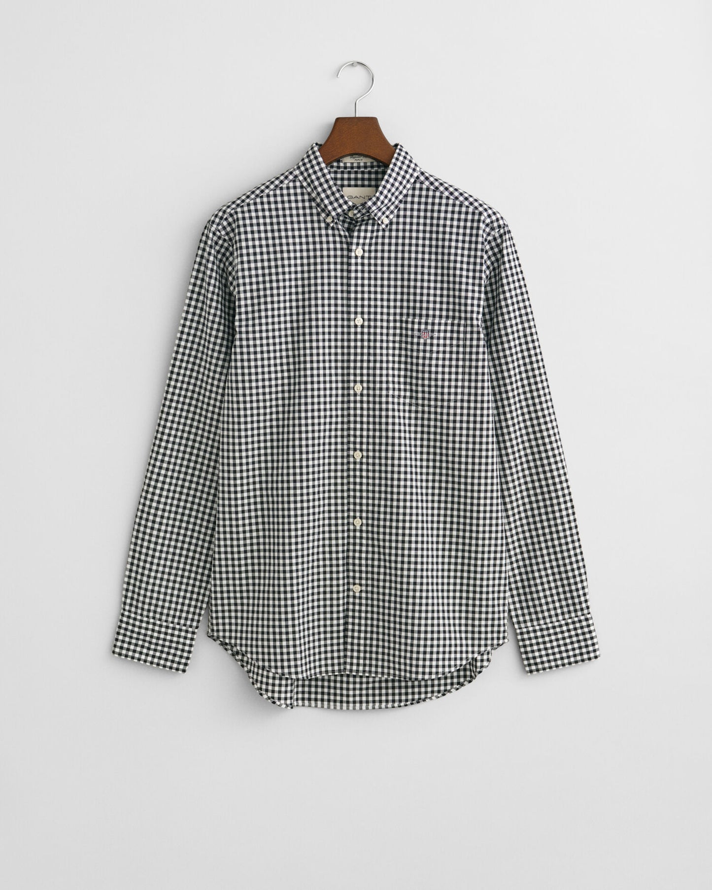Chemise Popeline Classique Vichy Coupe Droite