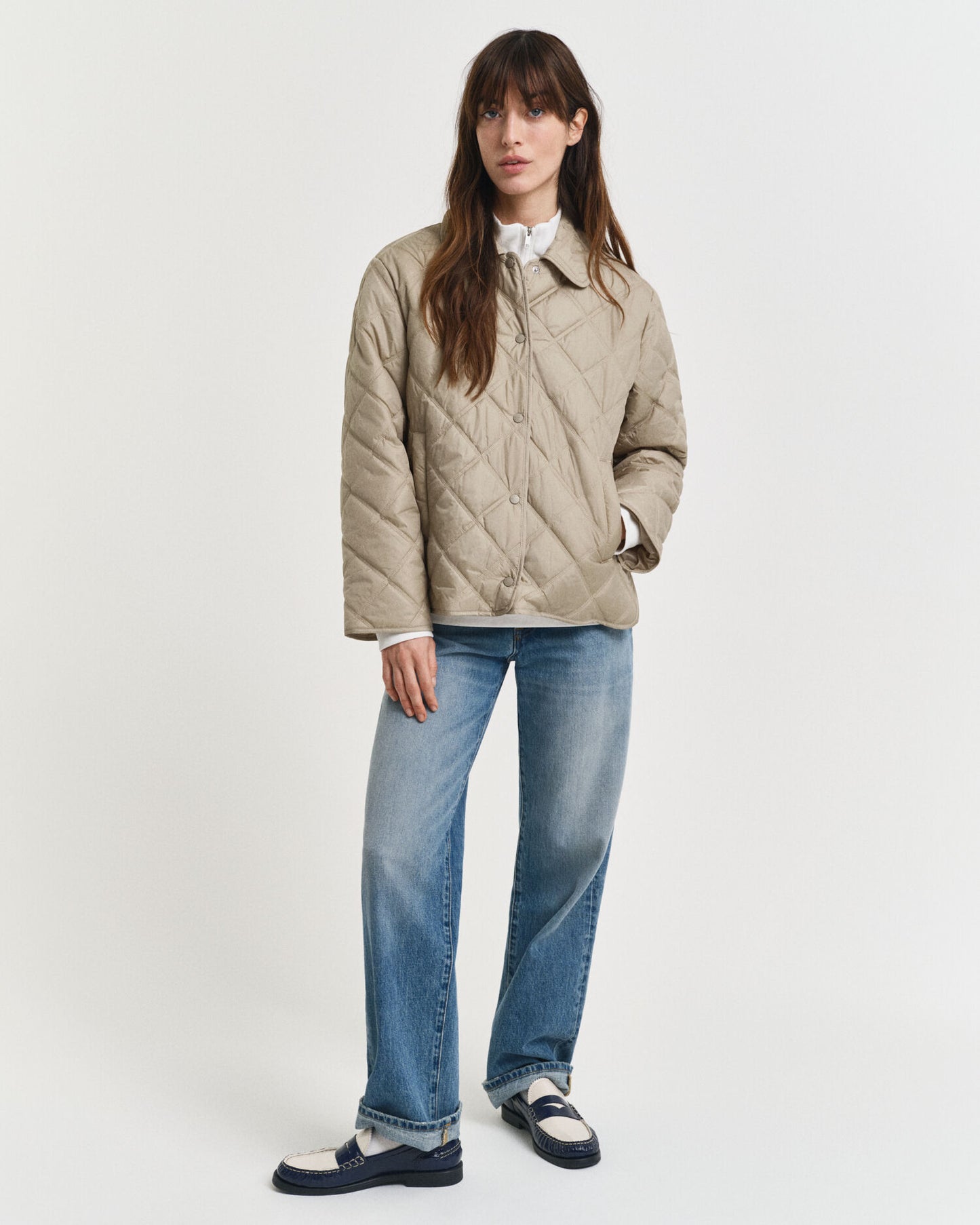 Collared Quilted Jacket