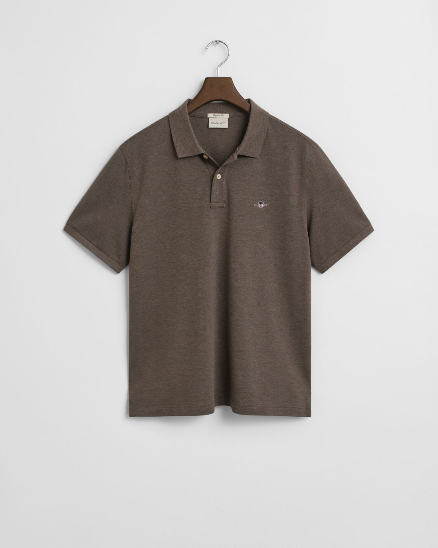 Regular Fit Shield Pique Polo Shirt