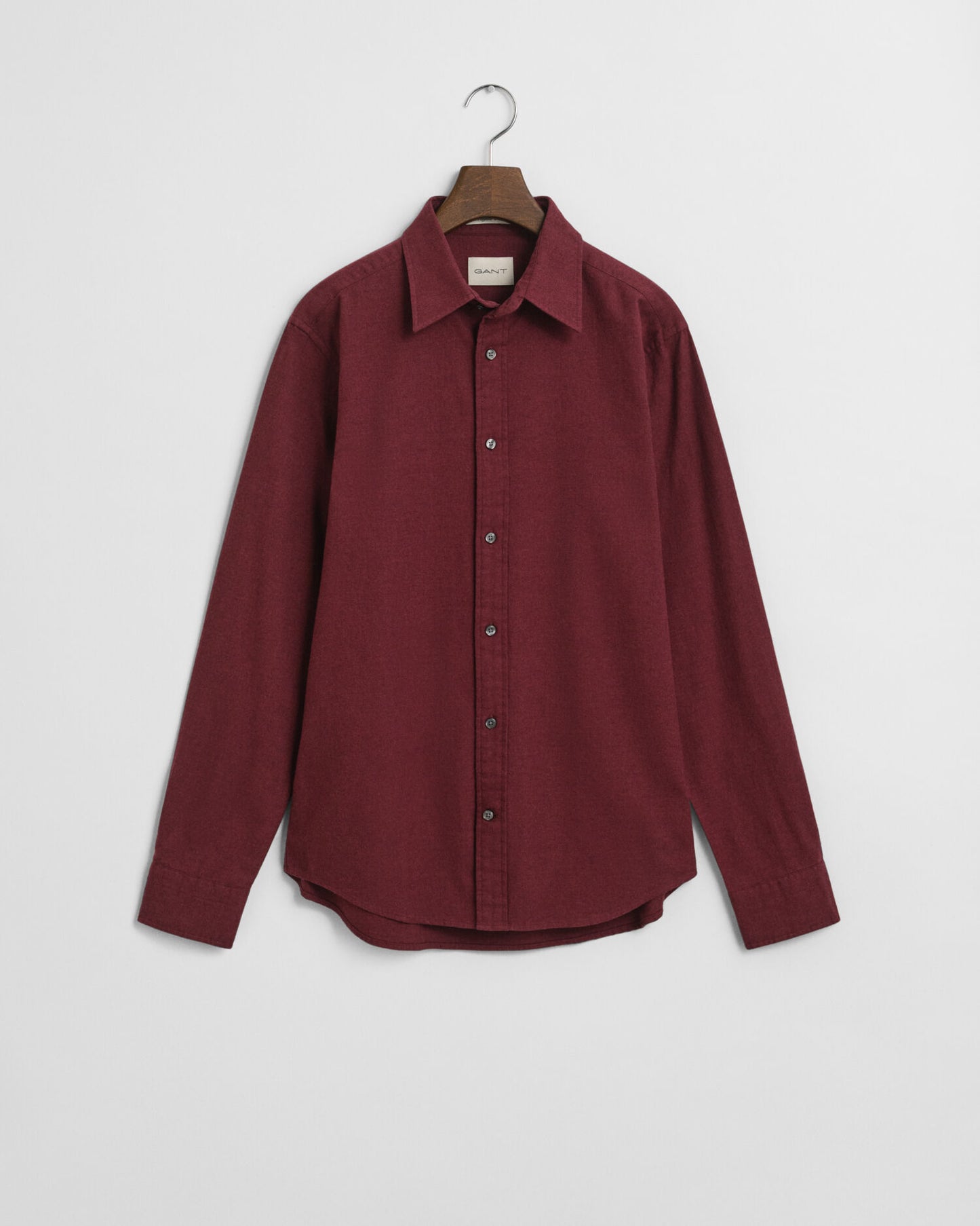 Regular Fit Melange-Flanellhemd