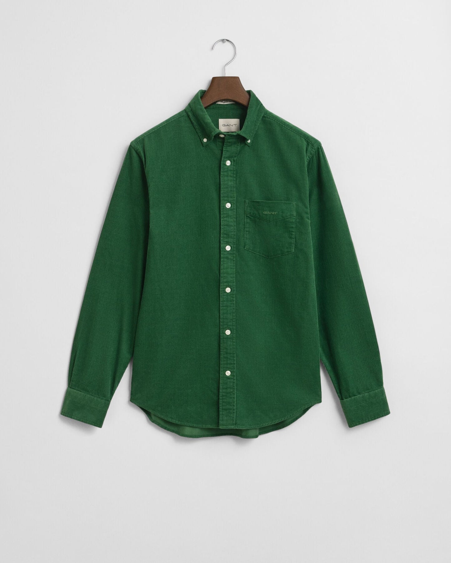 Chemise regular en velours côtelé