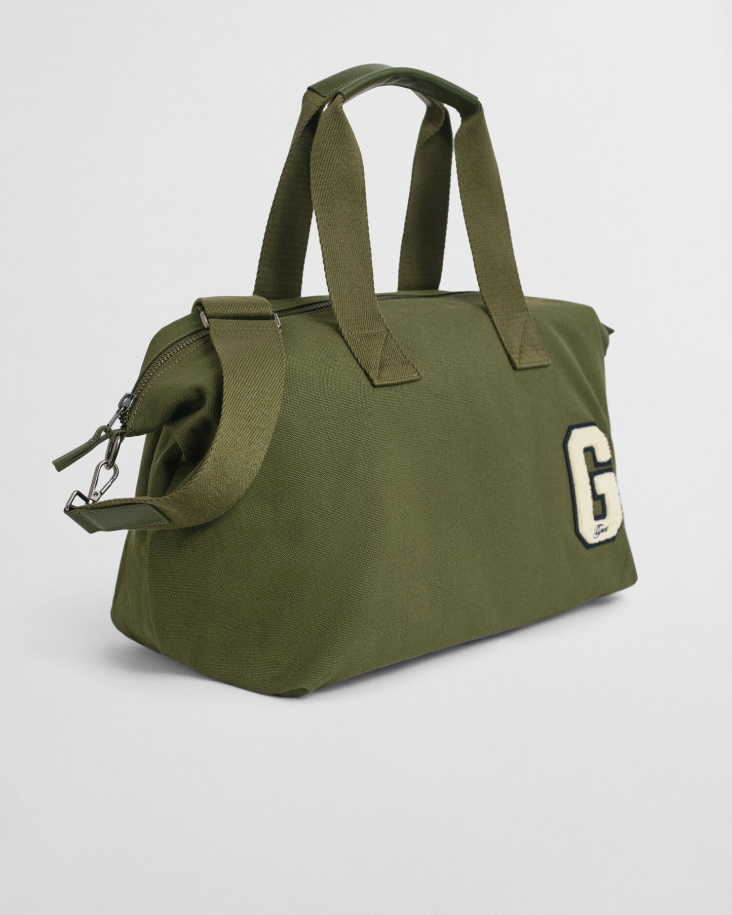 G Badge Baumwoll-Canvas Reisetasche