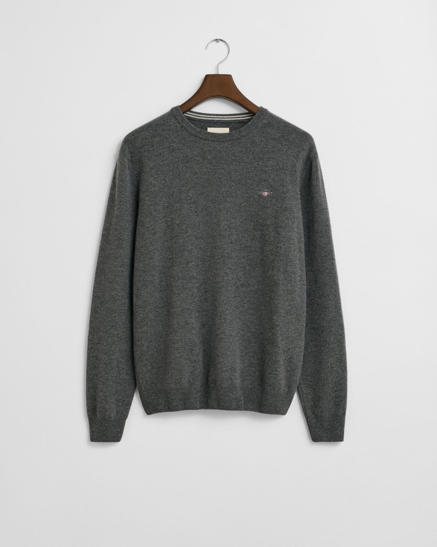 Pullover mit Rundhalsausschnitt aus superfeiner Lammwolle