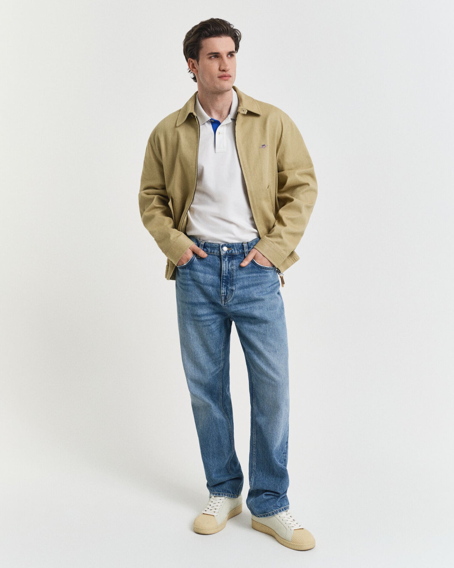 Contrast Pique Polo Shirt