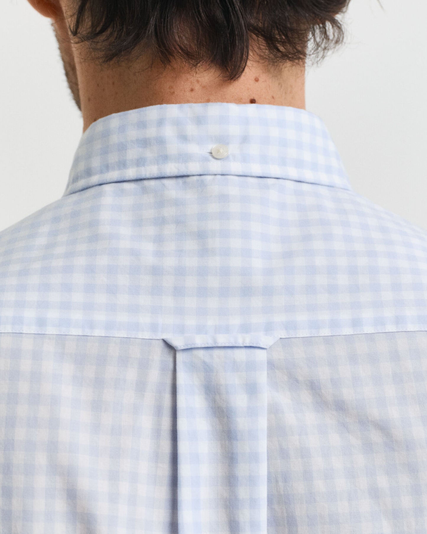Regular Fit Klassisches Gingham Popeline Hemd