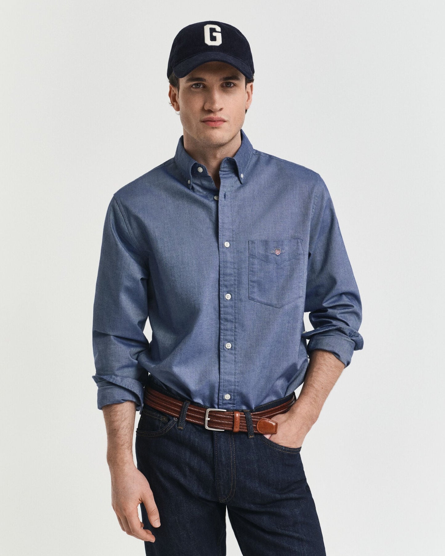 Regular Fit Klassisches Oxford-Hemd