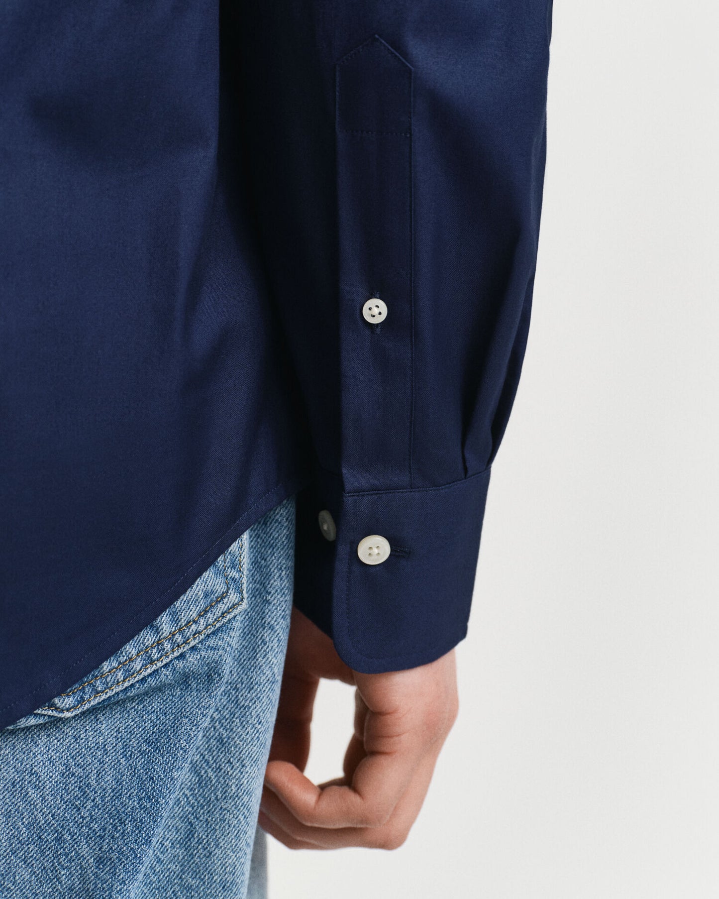 Regular Fit Oxford Hemd aus Pinpoint-Gewebe