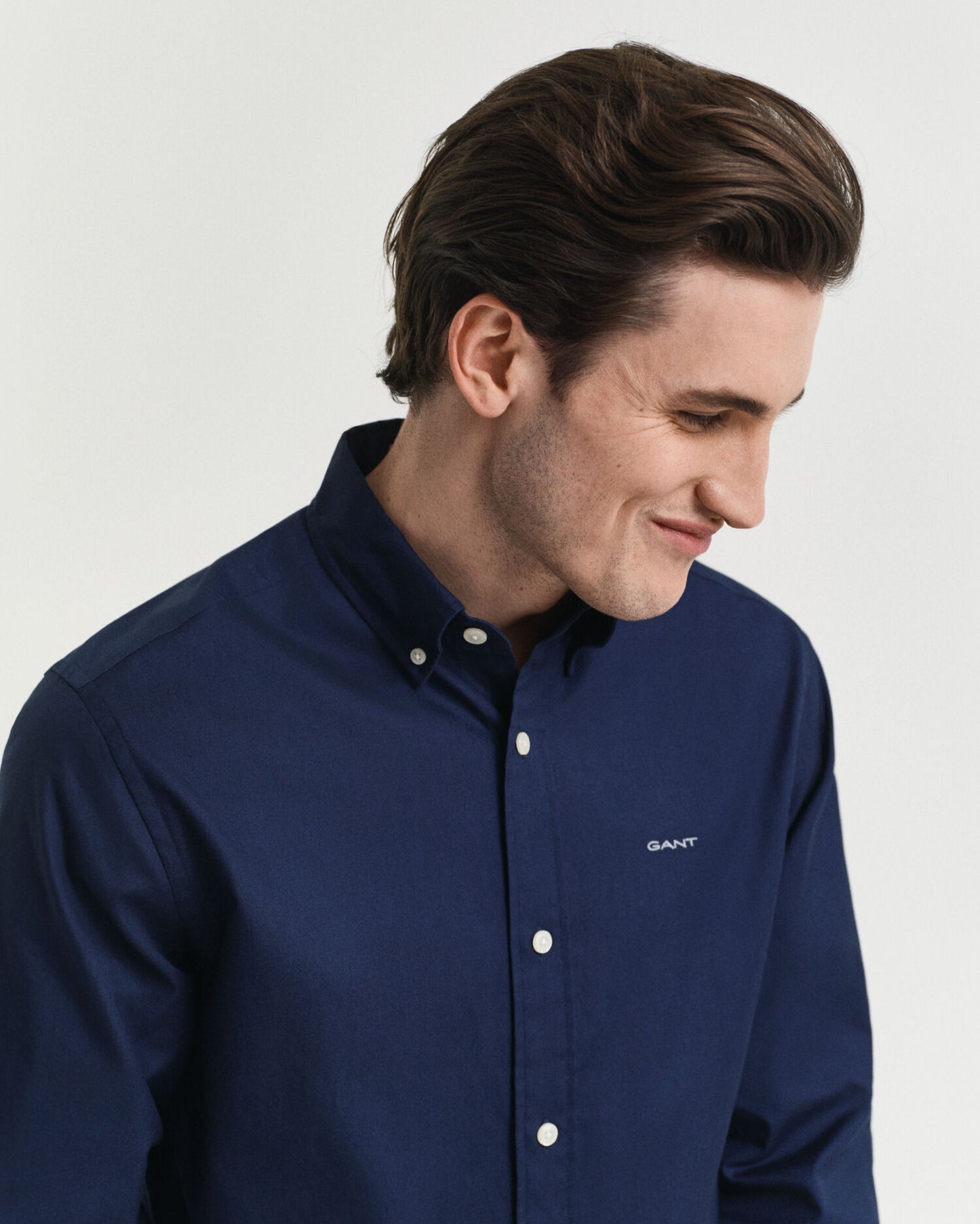 Regular Fit Oxford Hemd aus Pinpoint-Gewebe