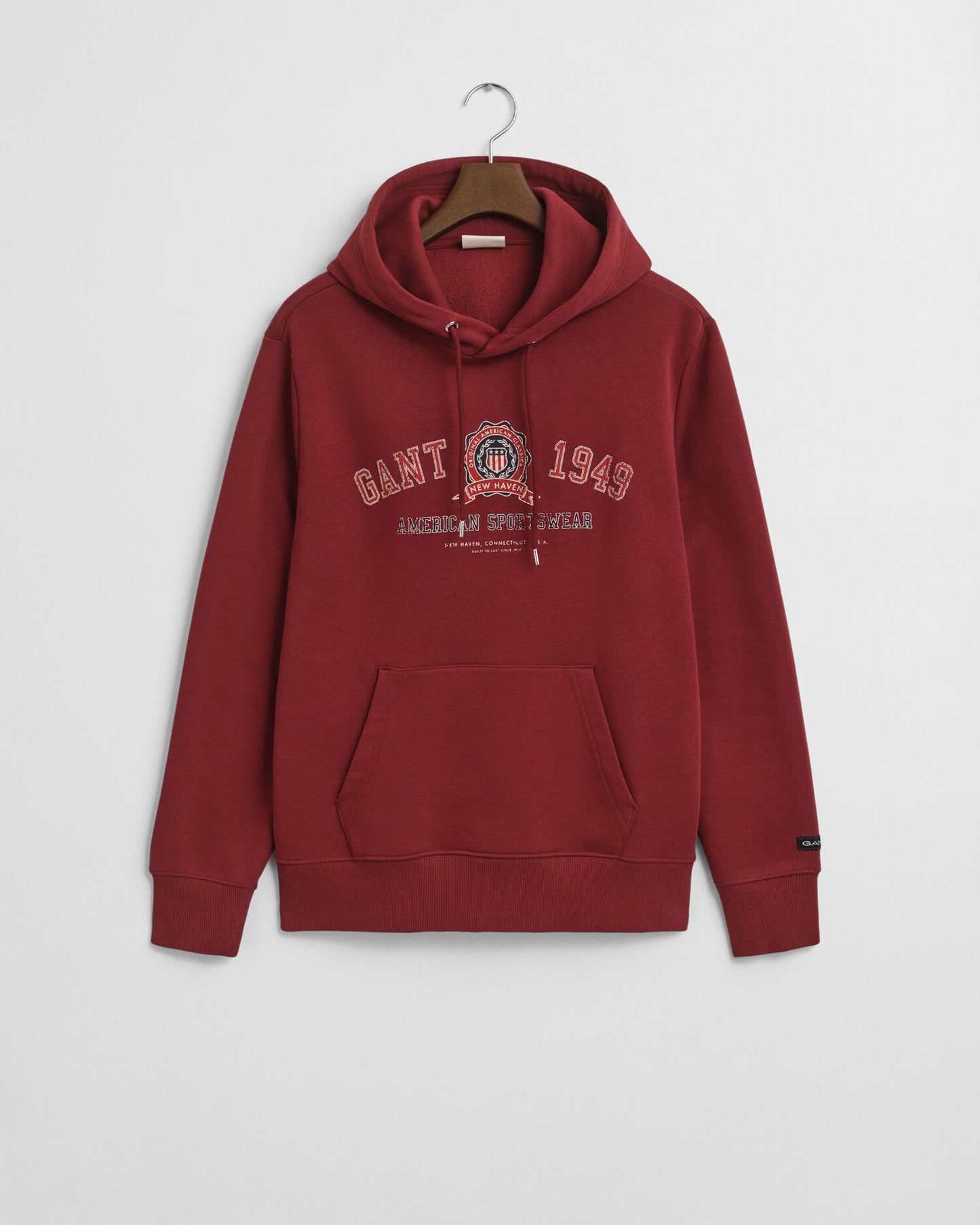 Kapuzenpullover mit Wappenmotiv