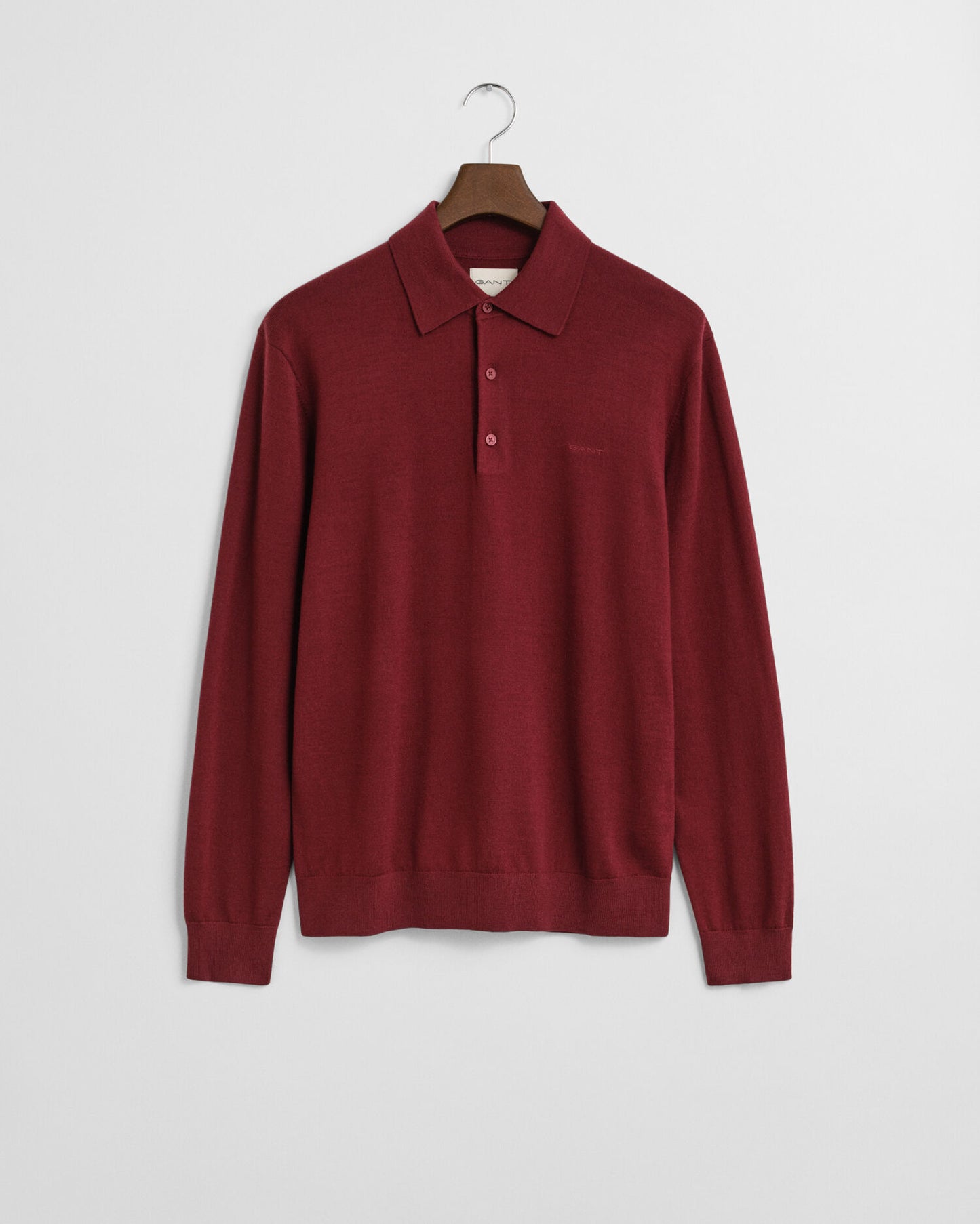Polo en laine mérinos extrafine