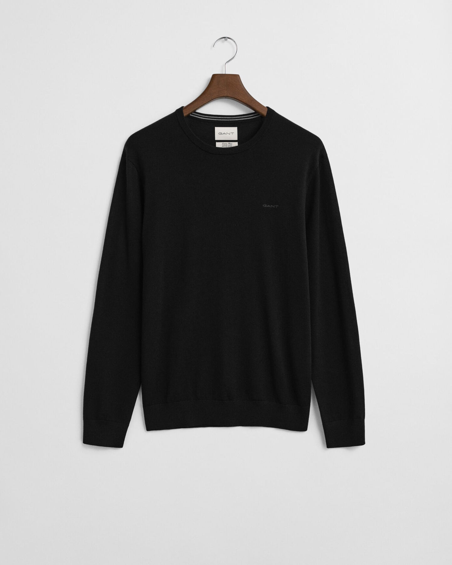 Pull ras du cou en laine mérinos extra fine