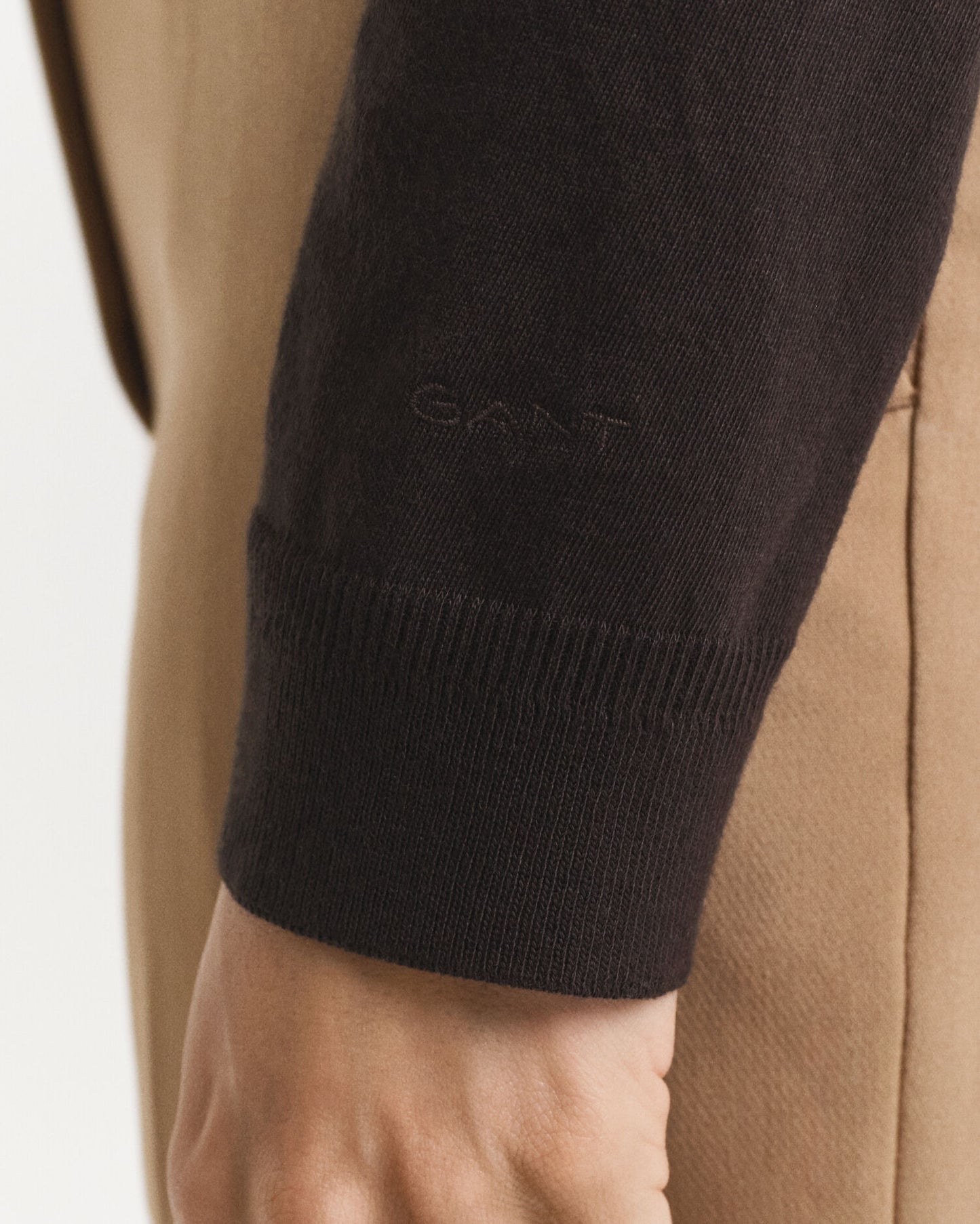 Seamless Buttoned Long Sleeve Polo Shirt