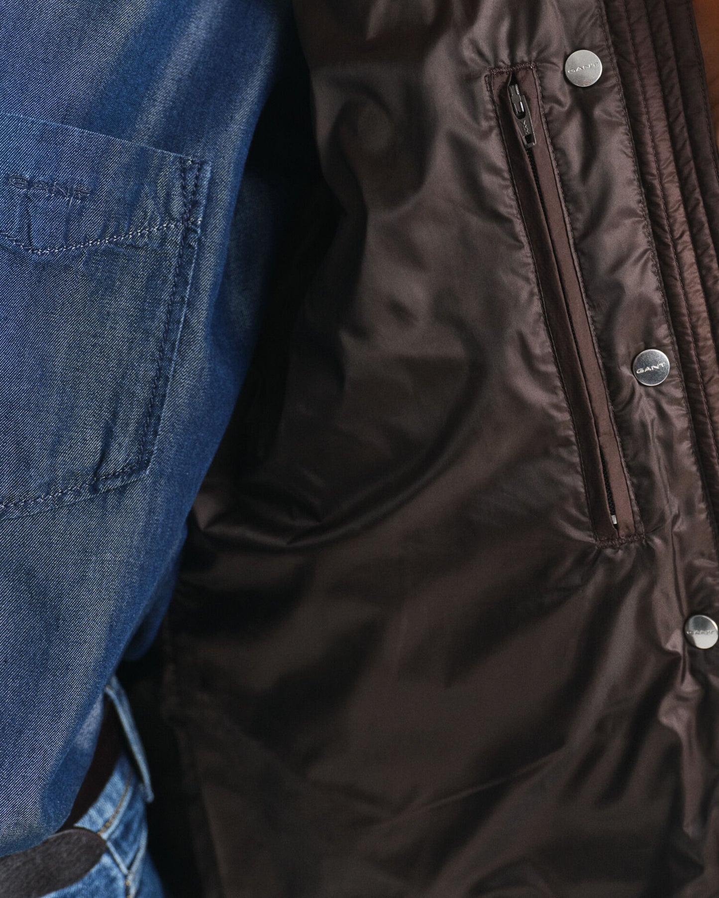 Leichte Daunenjacke