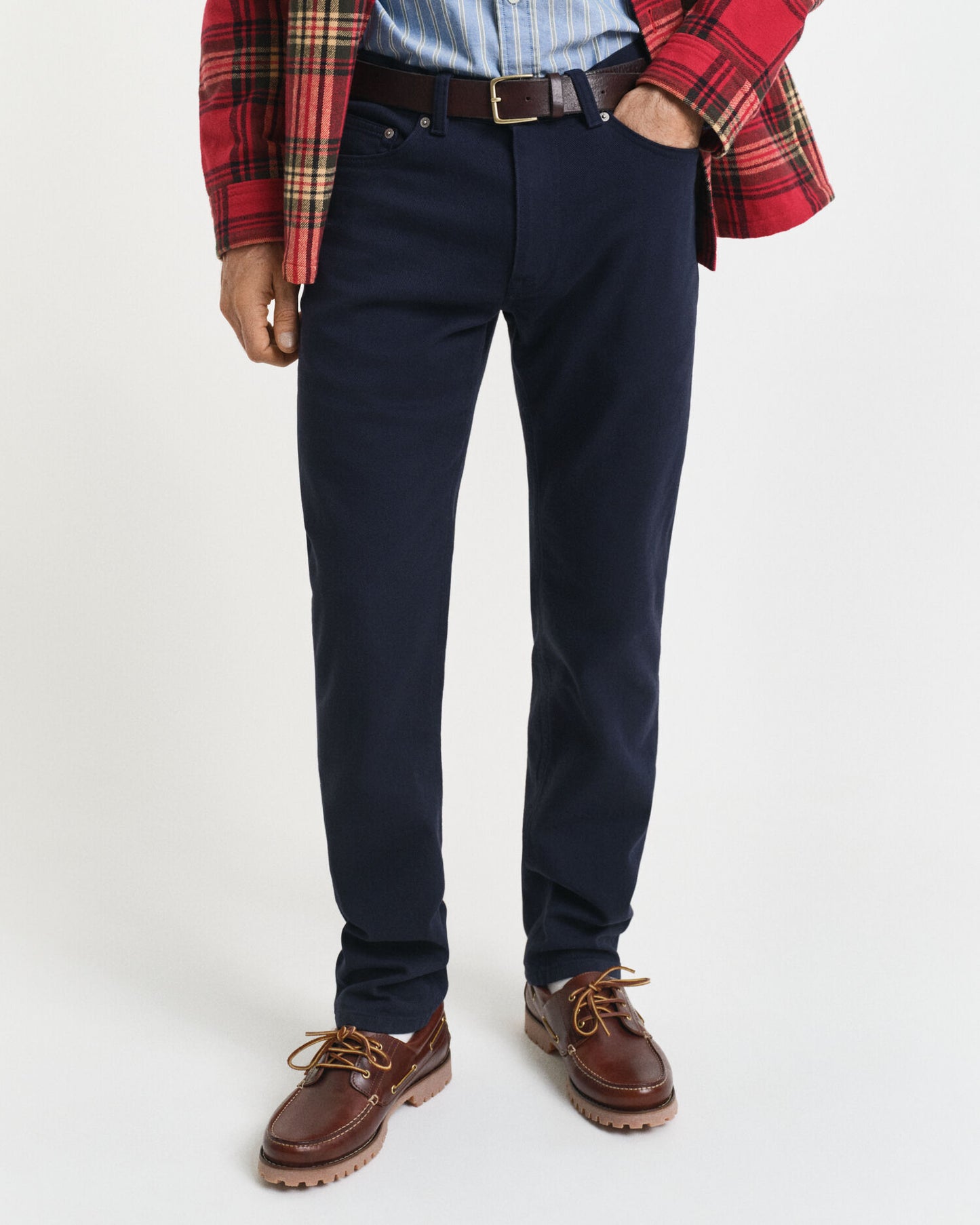 Regular Fit Jeans aus weichem Twill