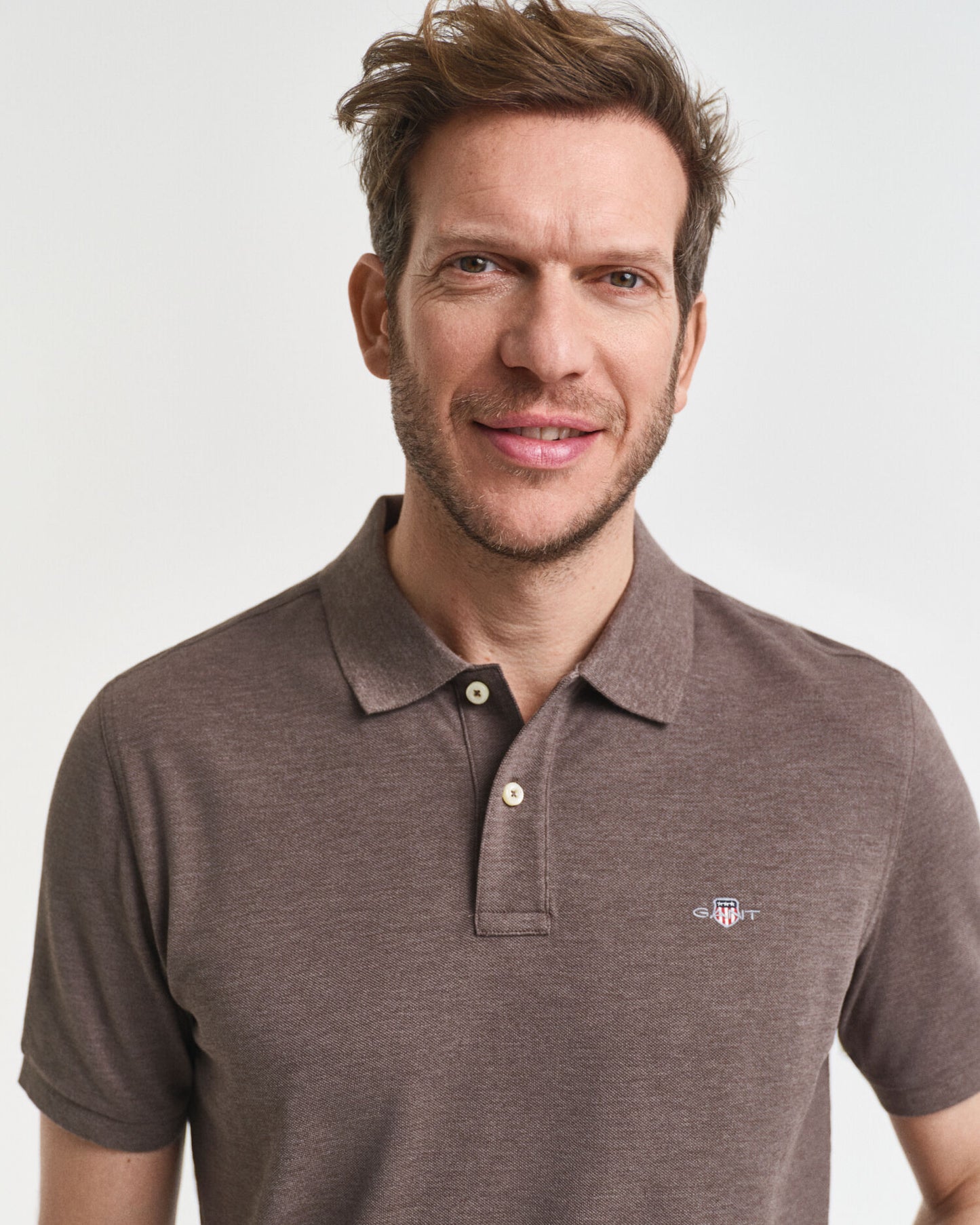 Regular Fit Shield Pique Polo Shirt