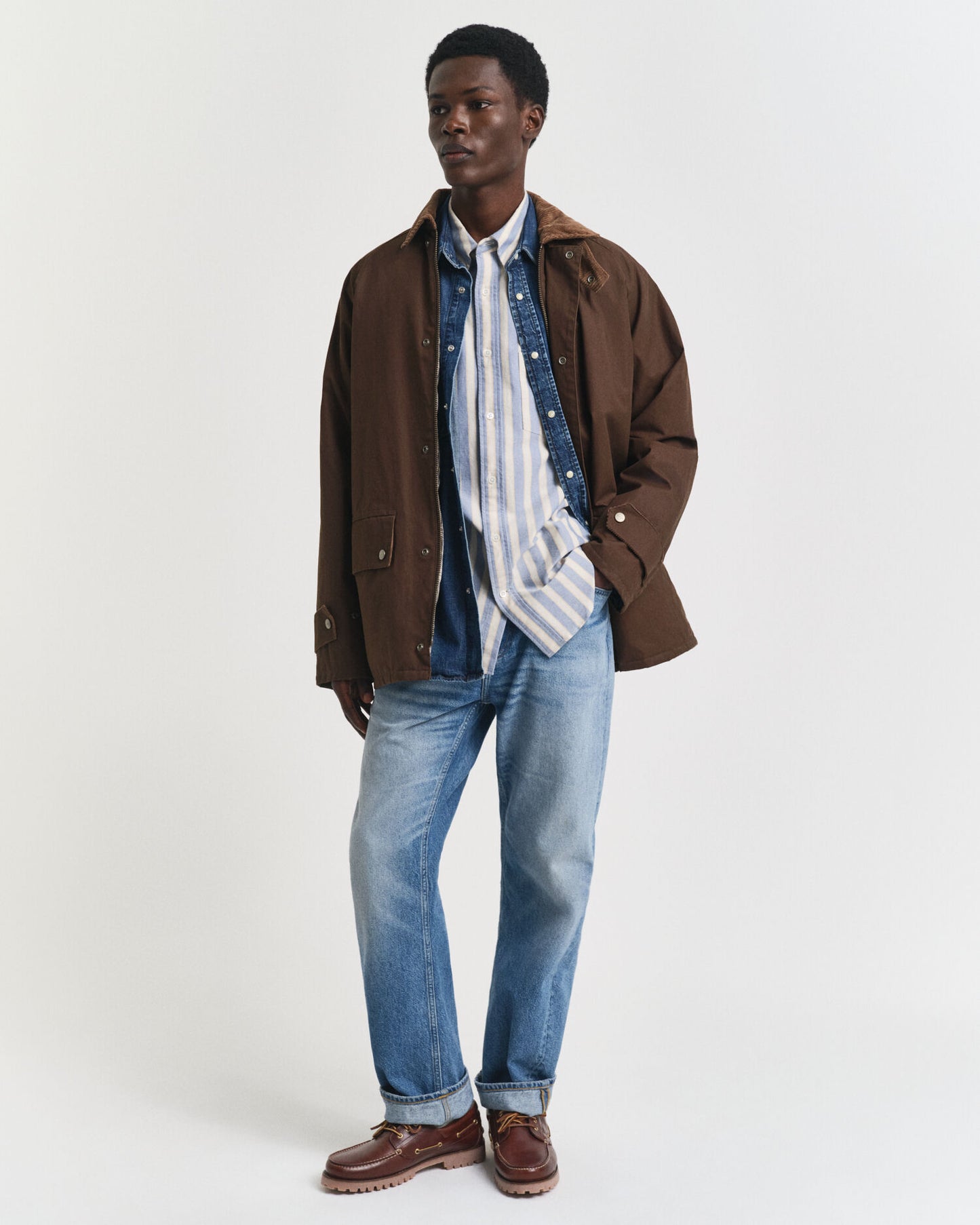 Gewachste Barnjacke