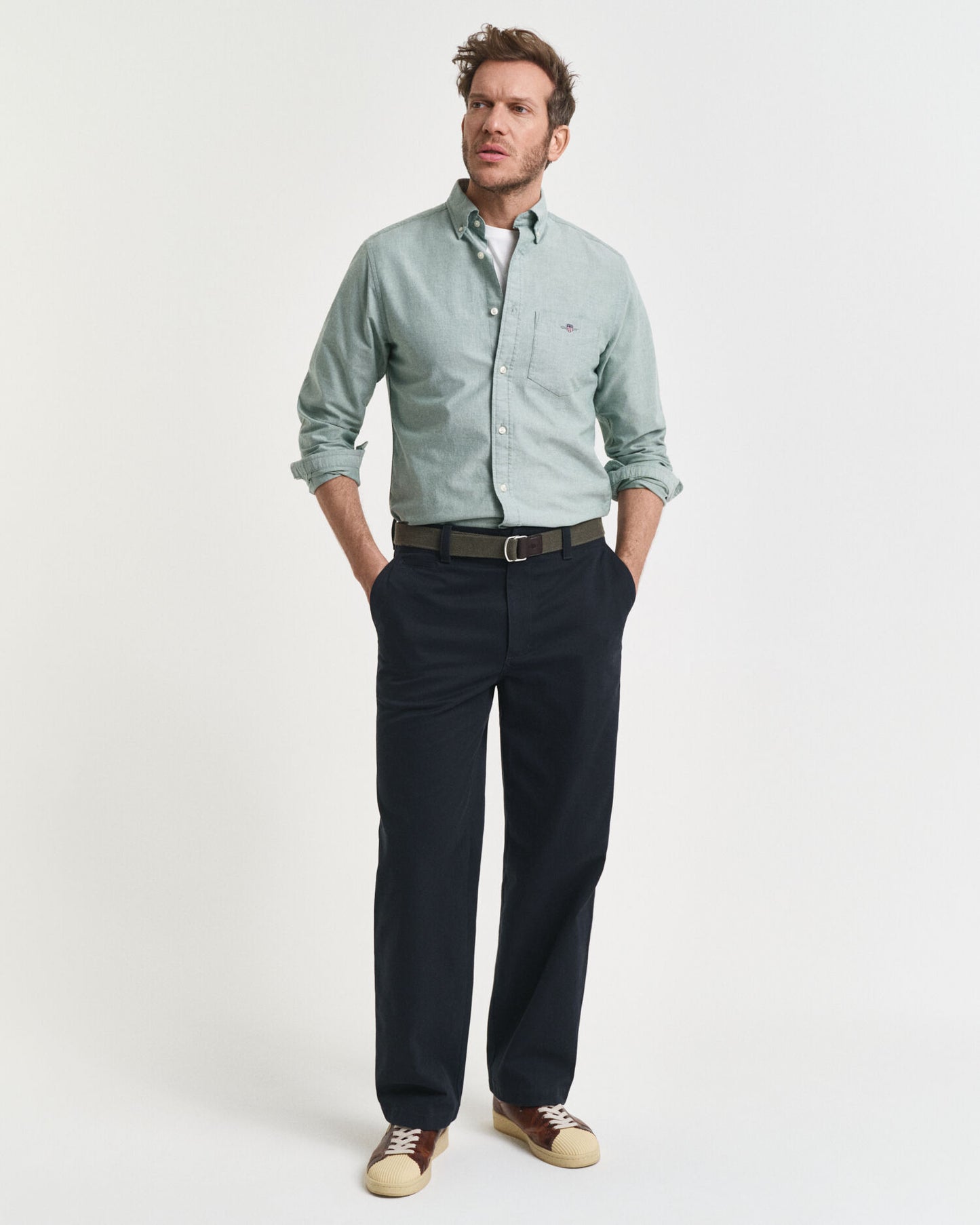 Regular Fit Klassisches Oxford-Hemd
