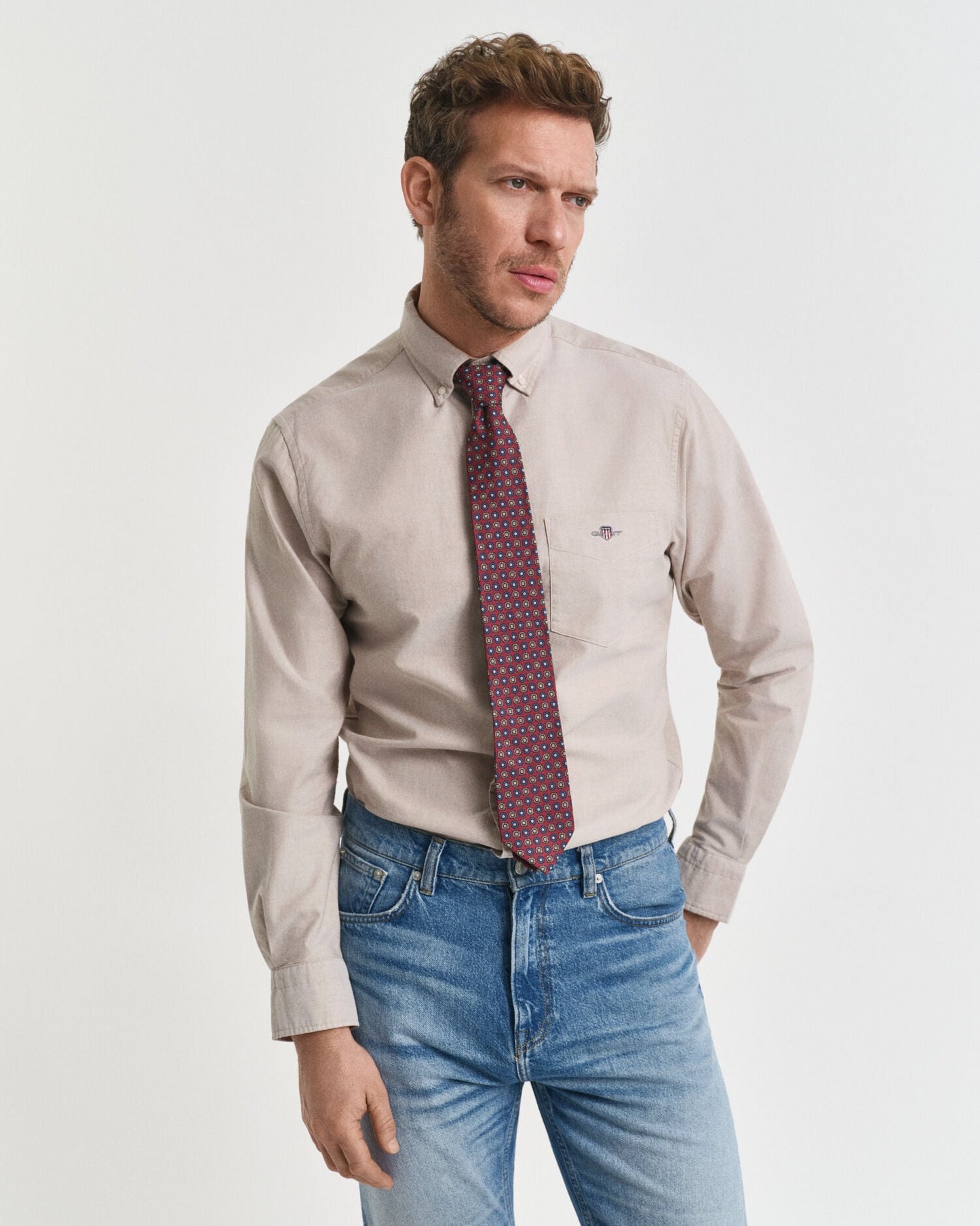 Regular Fit Klassisches Oxford-Hemd