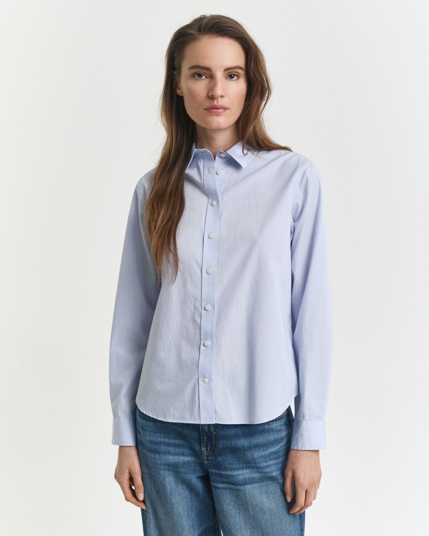 Chemise Classique Popeline Coupe Droite