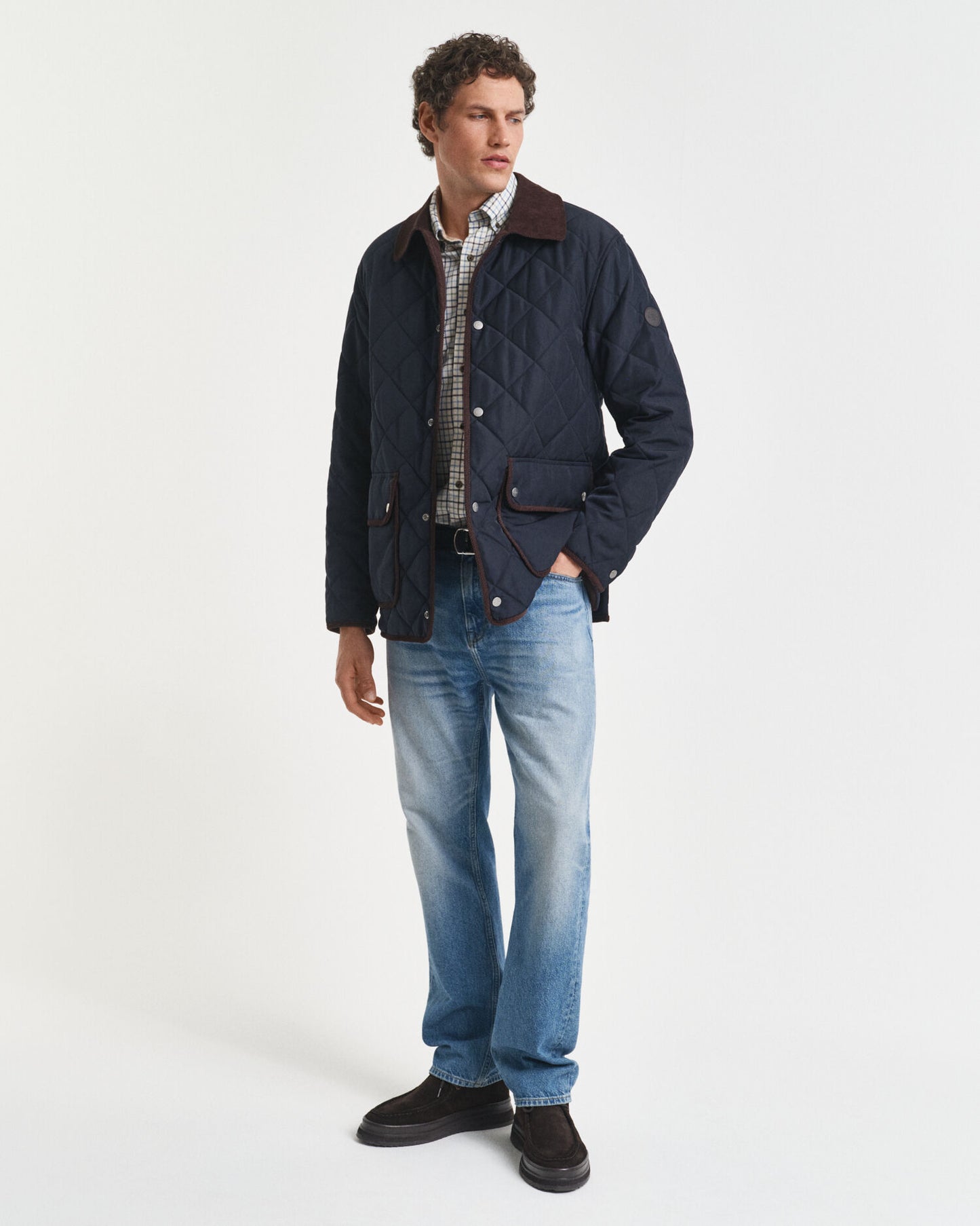 Regular Fit Hemd aus Tattersall-Twill