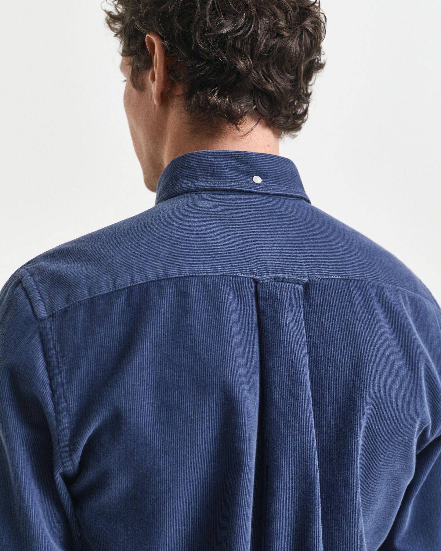 Chemise regular en velours côtelé