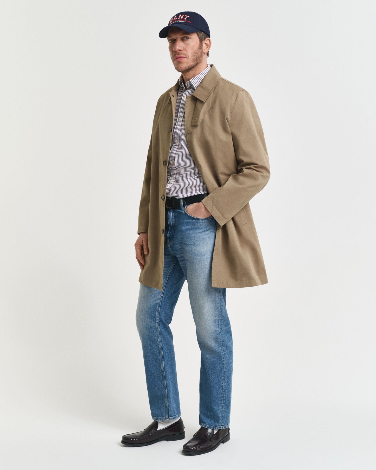 Regular Fit Striped Classic Poplin Shirt