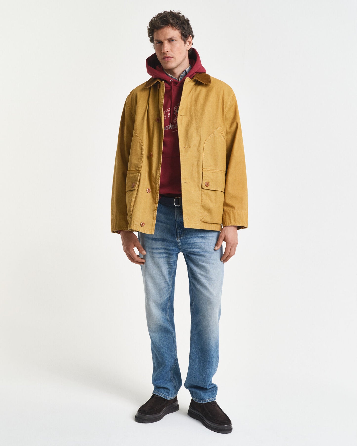 Kapuzenpullover mit Wappenmotiv