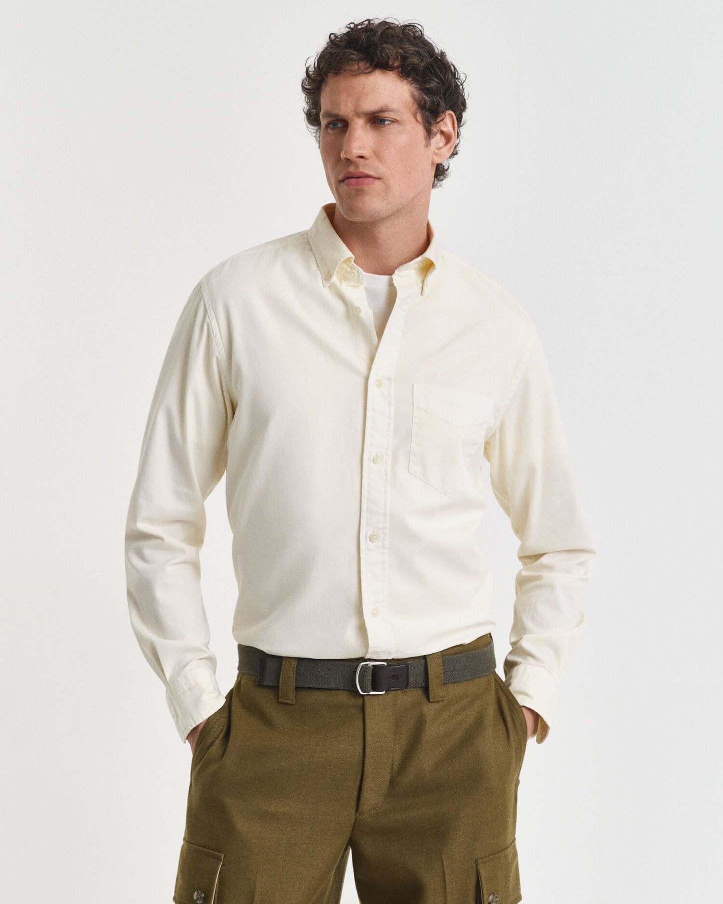 Chemise Twill Coupe Droite