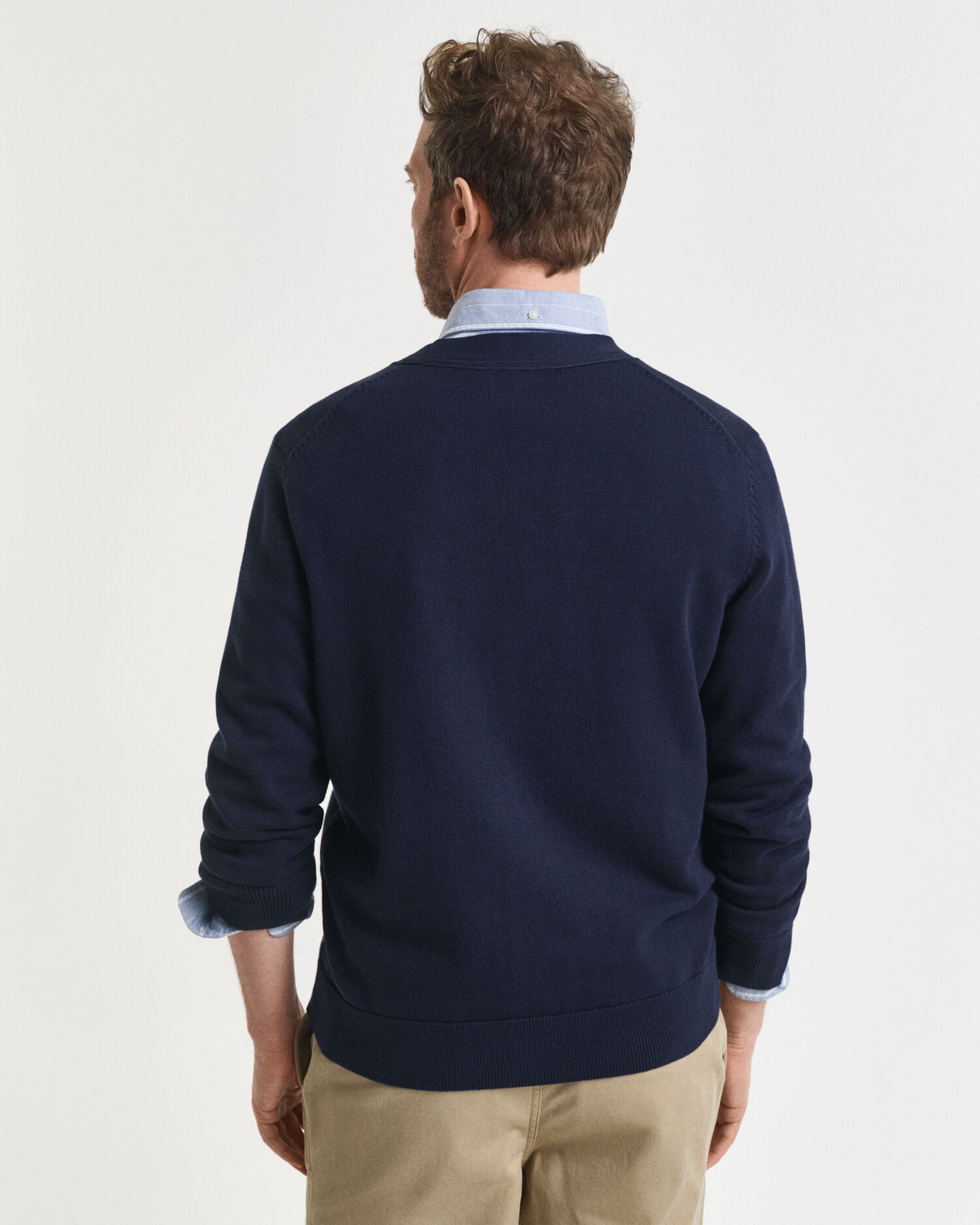 Legere Baumwollstrickjacke