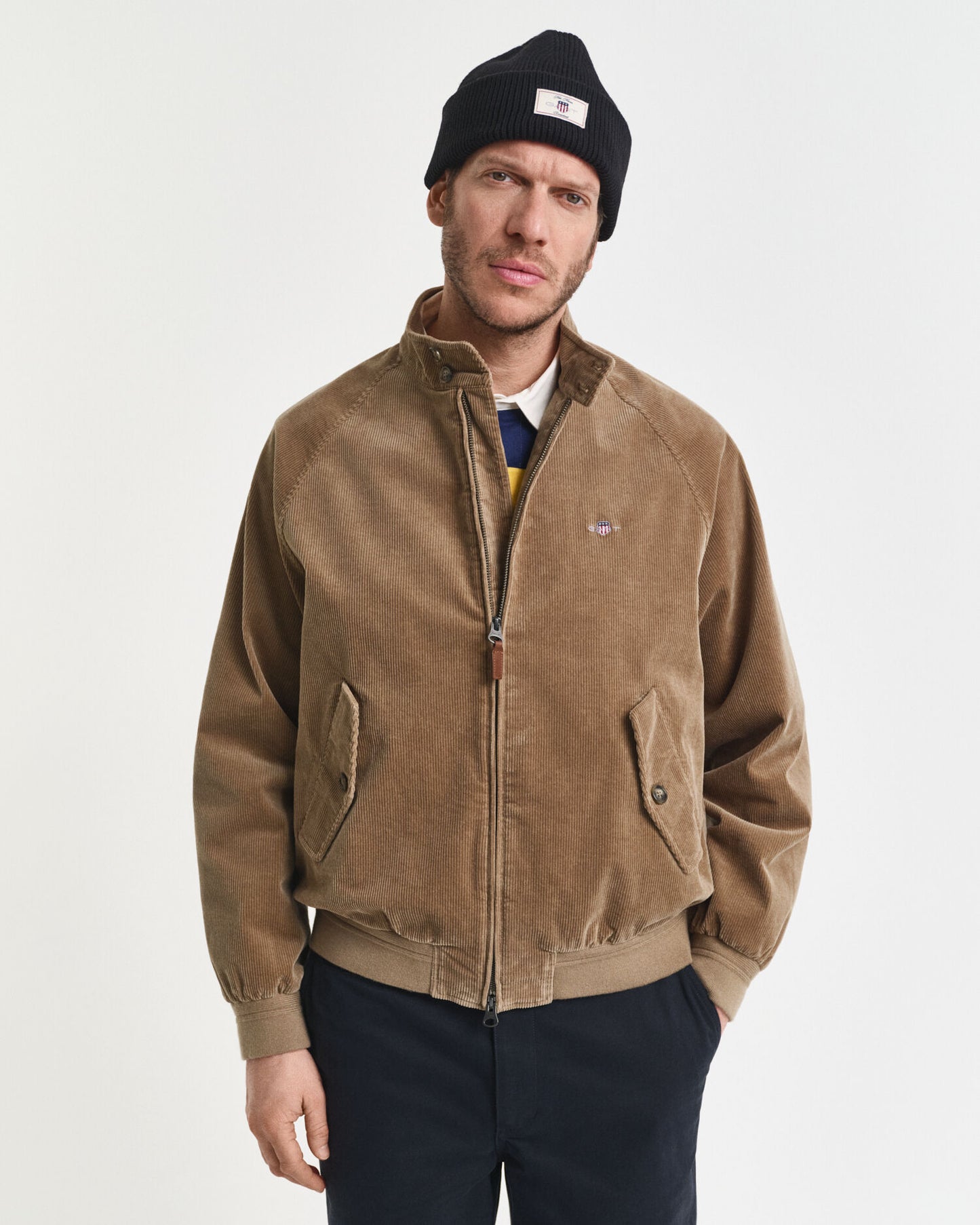 Blouson Harrington en velours côtelé