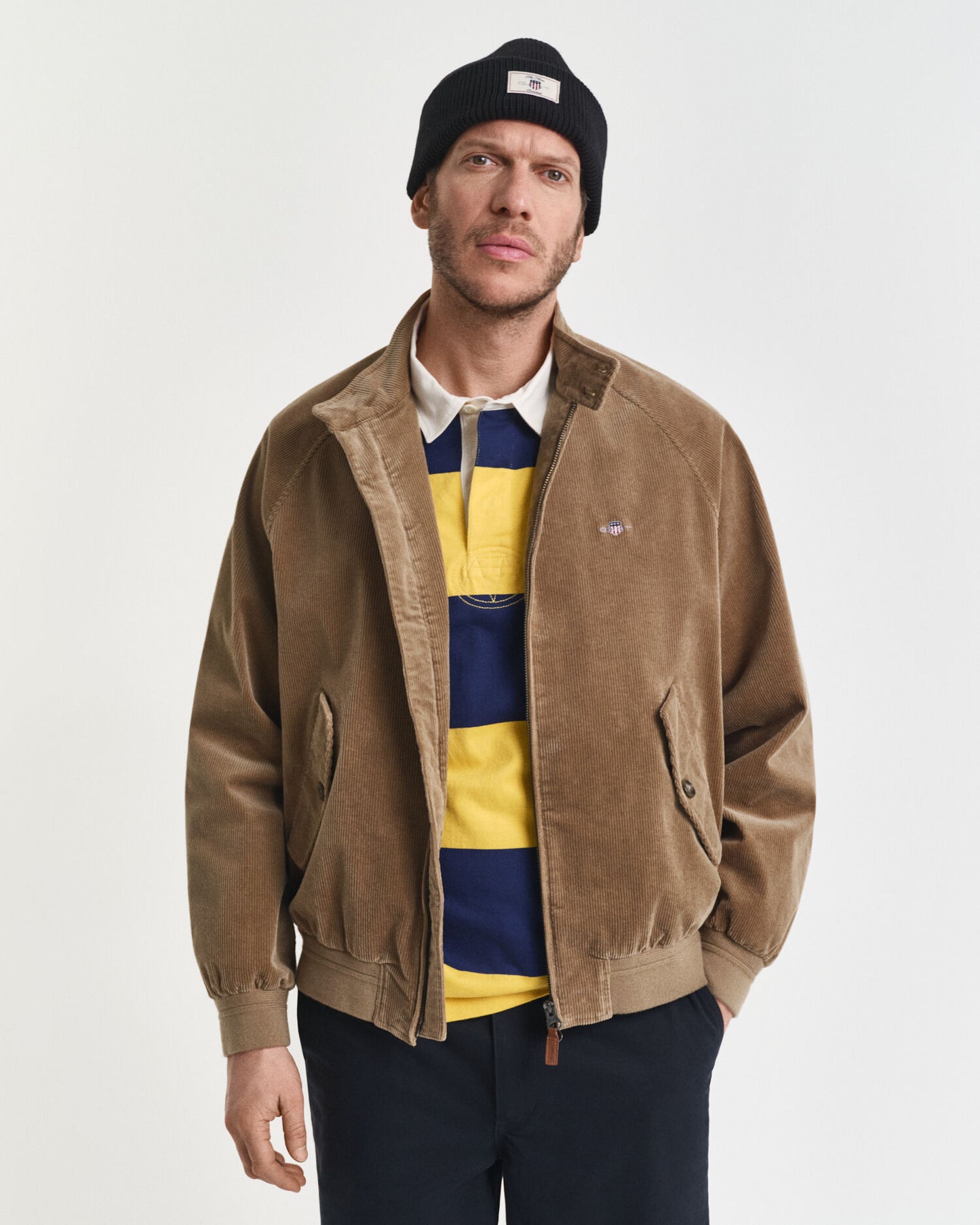 Blouson Harrington en velours côtelé