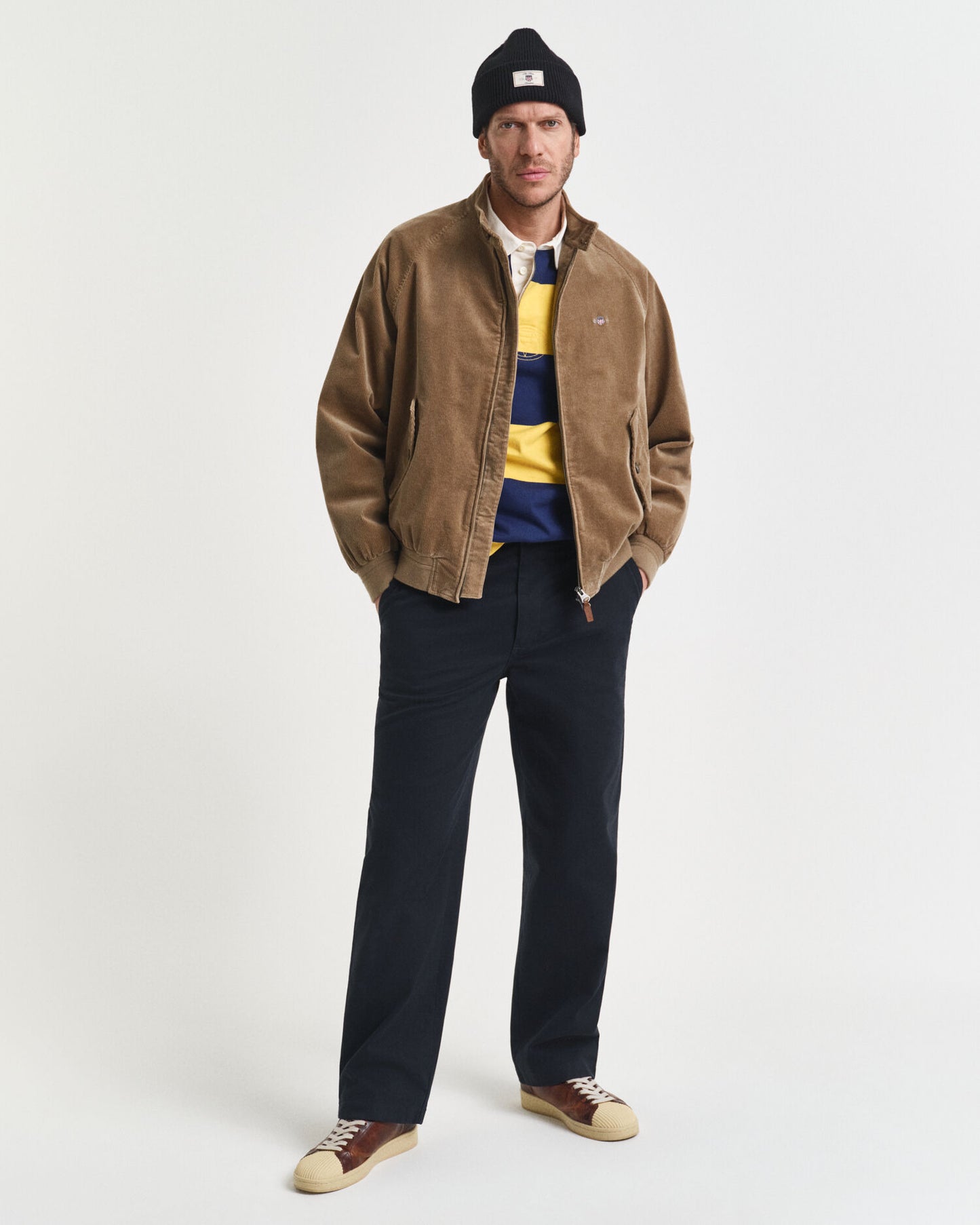 Blouson Harrington en velours côtelé