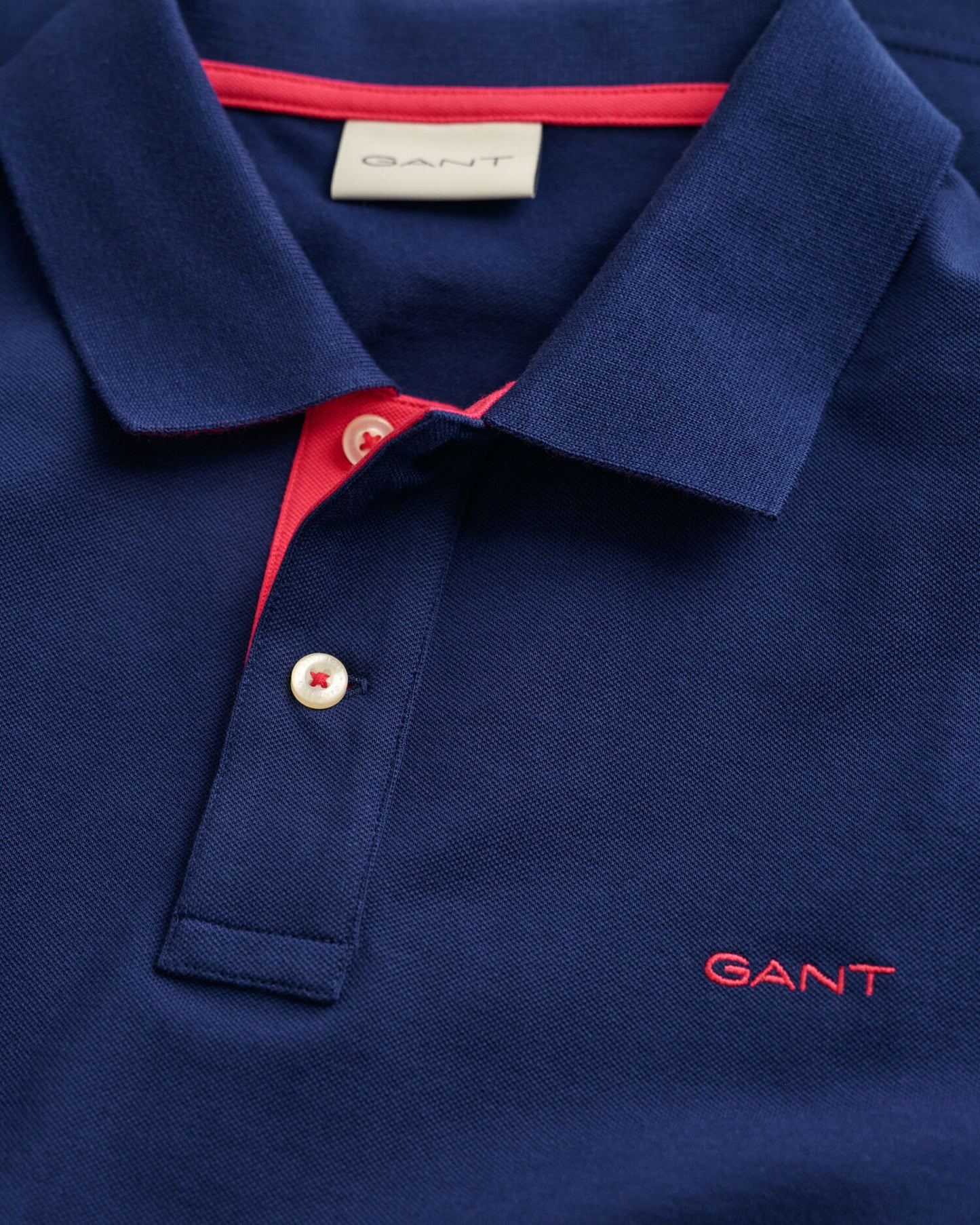 Contrast Pique Polo Shirt