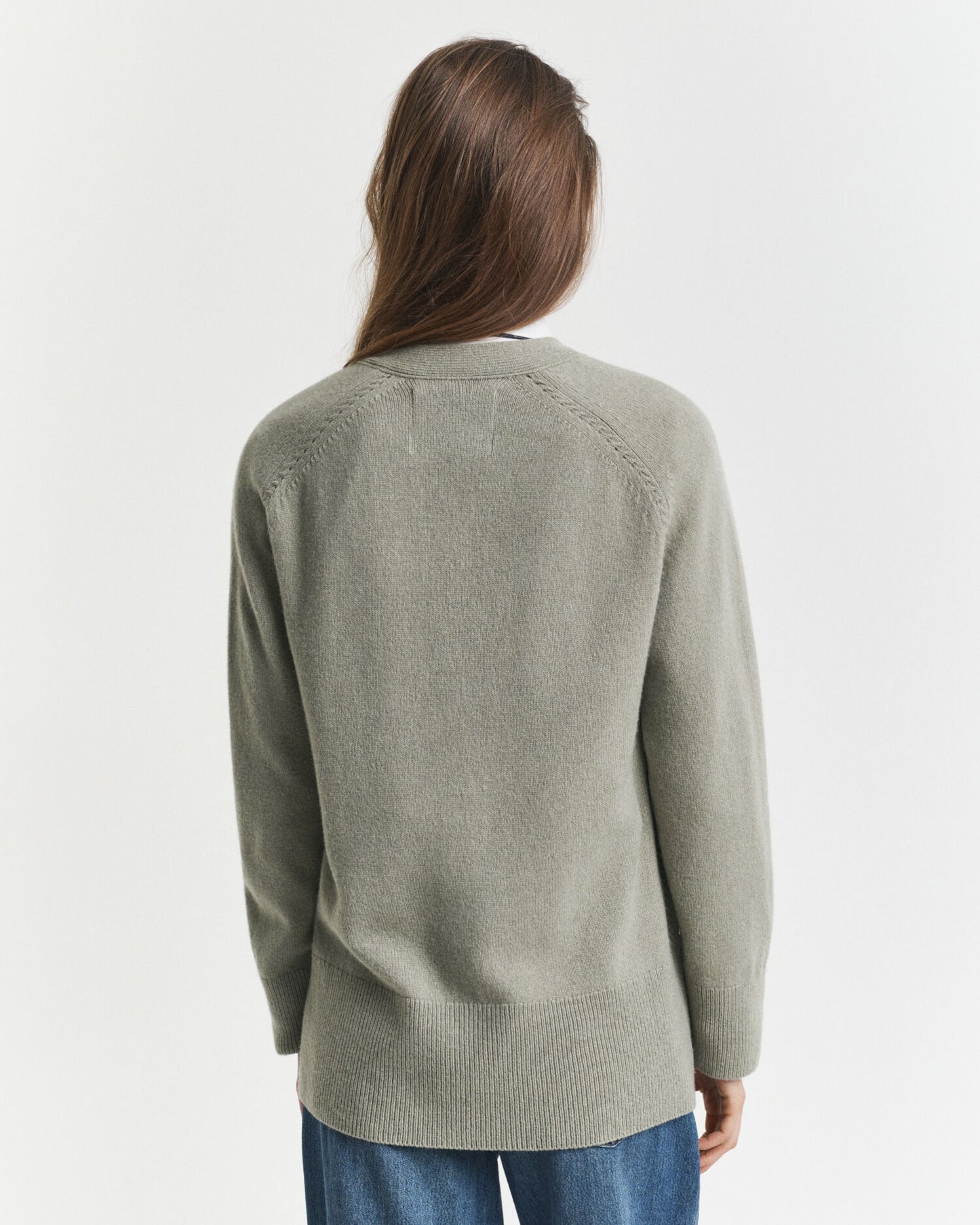 Cardigan en Laine et Cachemire Mélangés