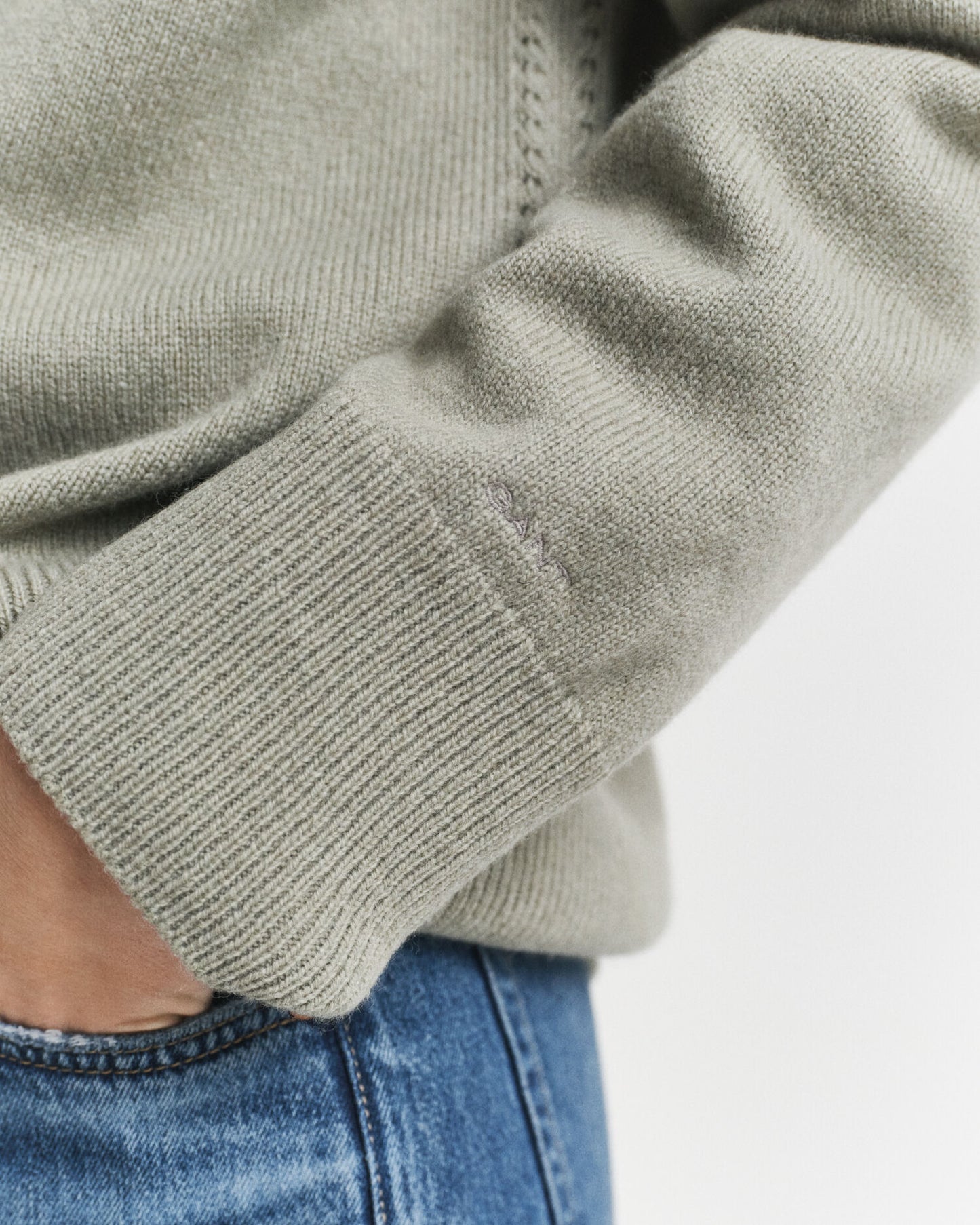 Cardigan en Laine et Cachemire Mélangés