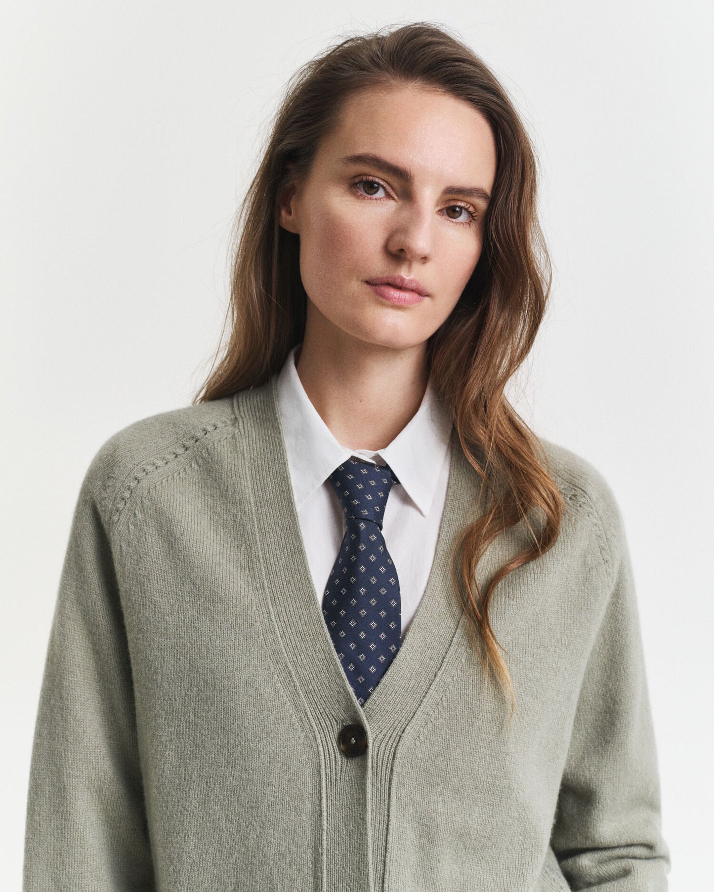 Cardigan en Laine et Cachemire Mélangés