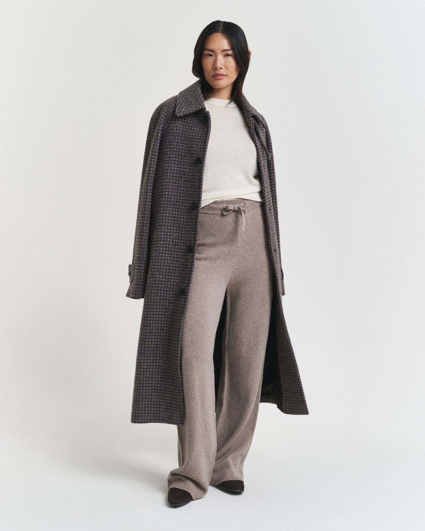 Pullover aus extrafeiner Merinowolle mit Rundhalsausschnitt