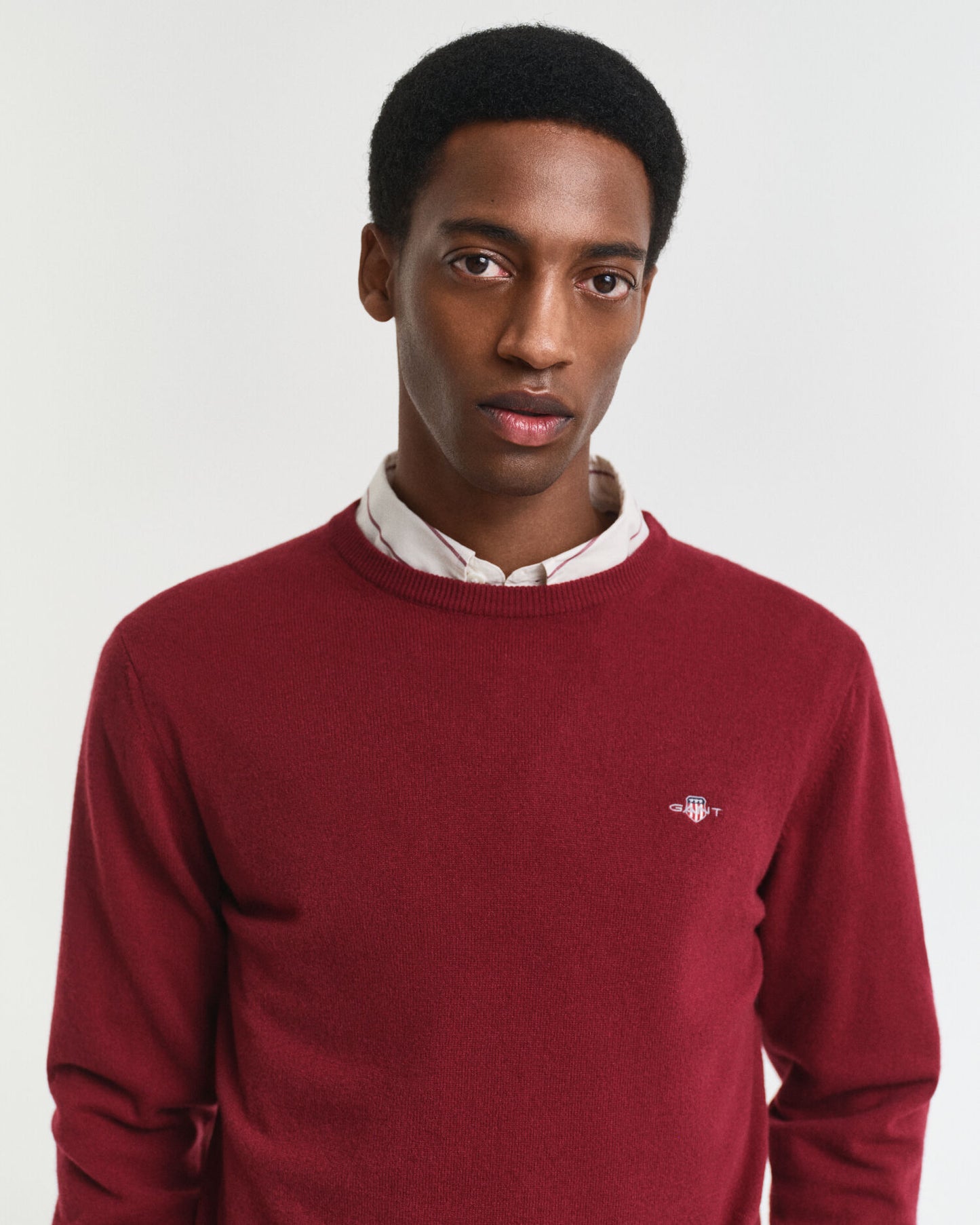 Pull ras du cou en lambswool superfine