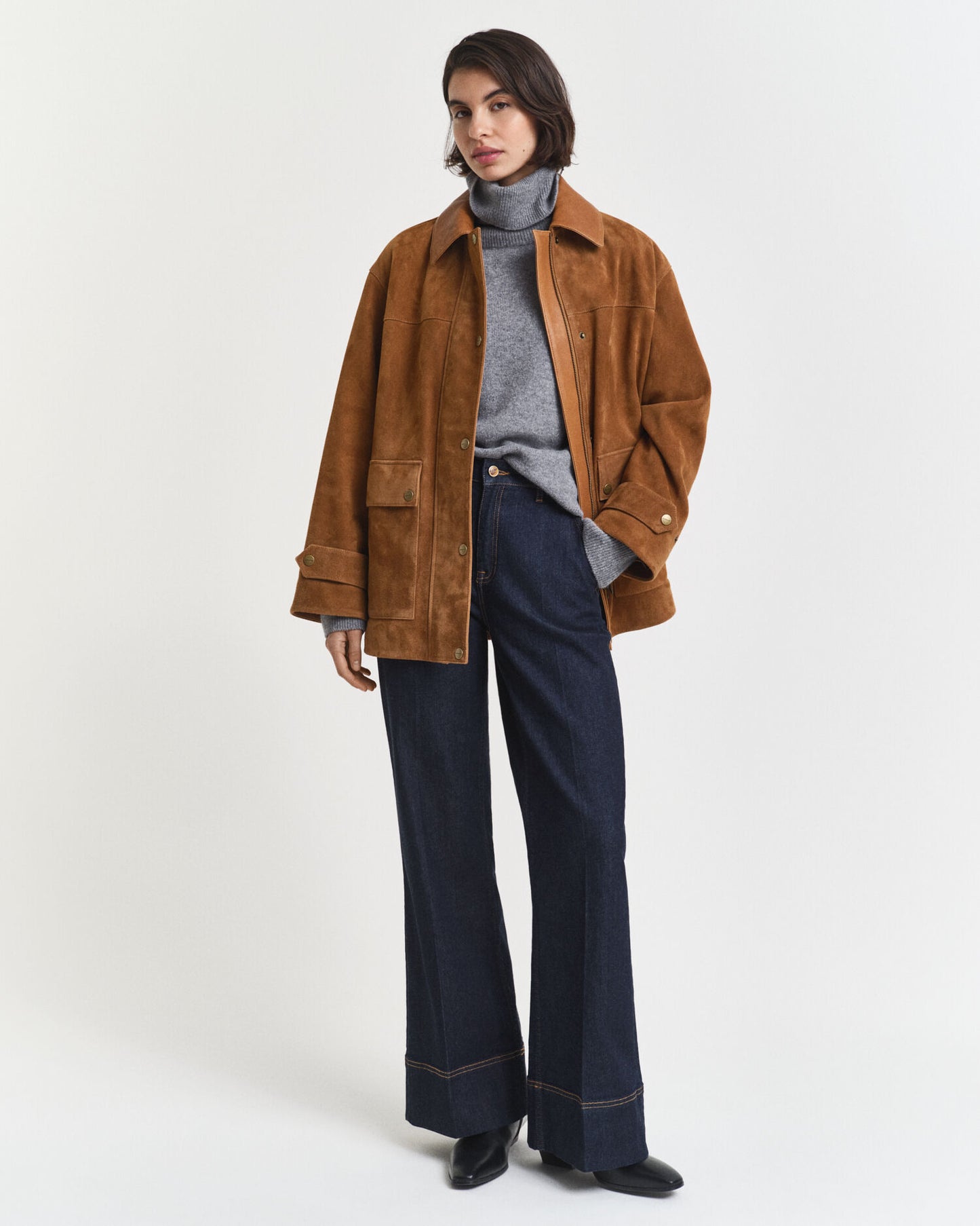 Rollkragenpullover aus weicher Wolle und Kaschmirgemisch