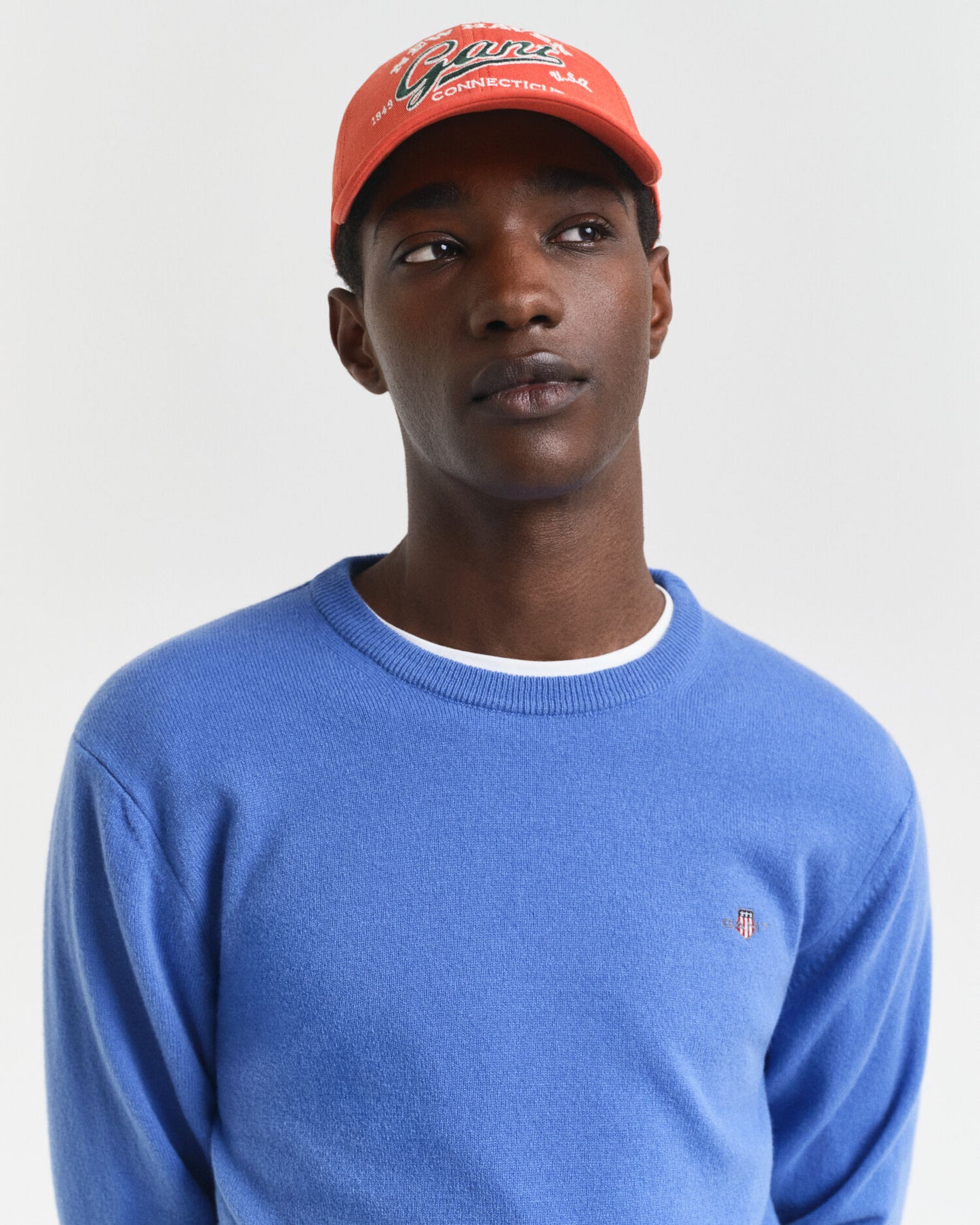 Pull col rond en laine d'agneau super fine