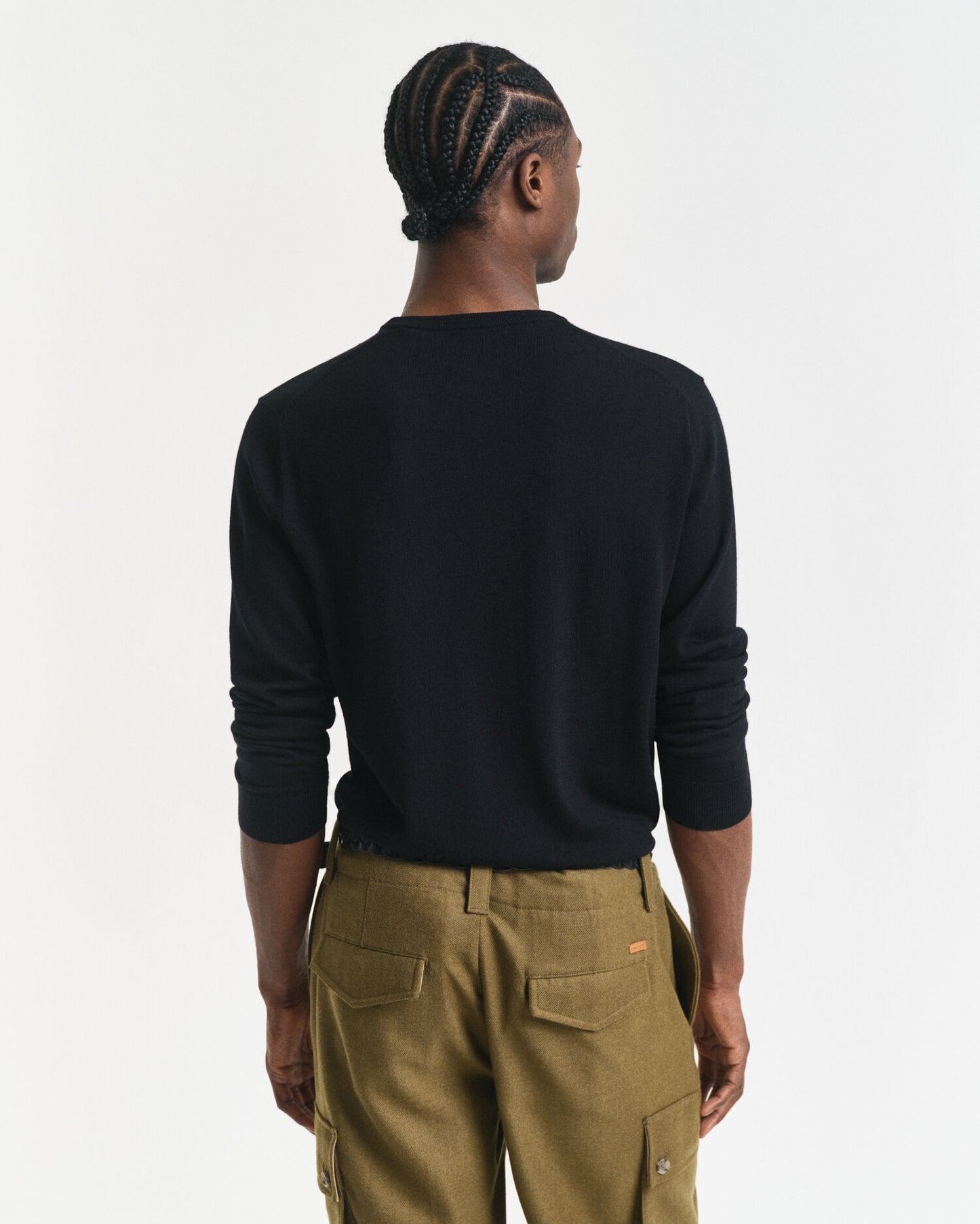 Pull ras du cou en laine mérinos extra fine